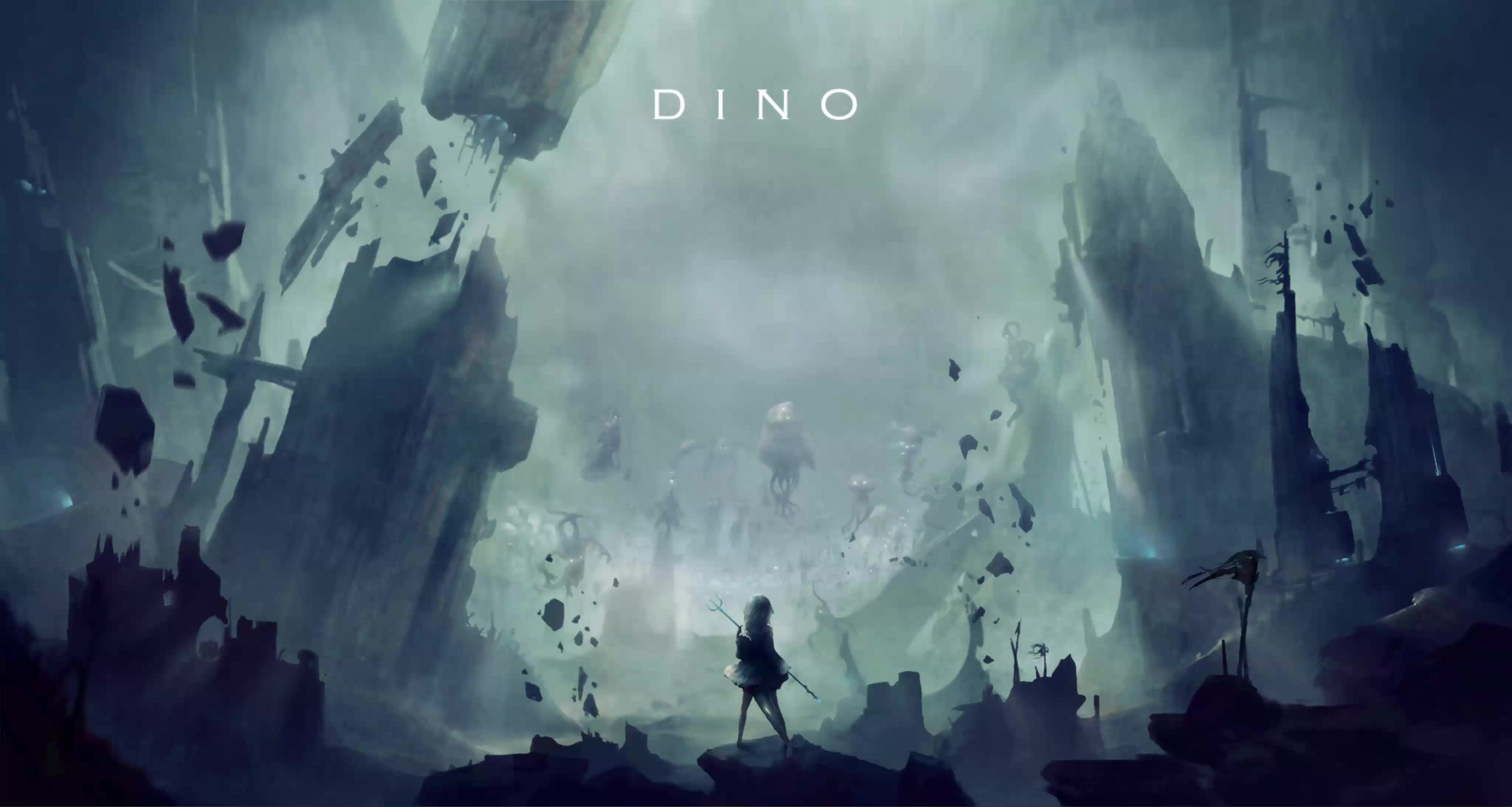 DINO Ruined City Live Wallpaper
