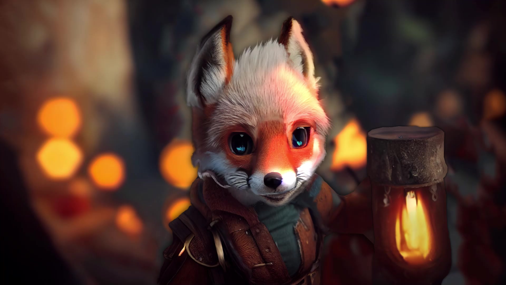 Baby Fox Live Wallpaper