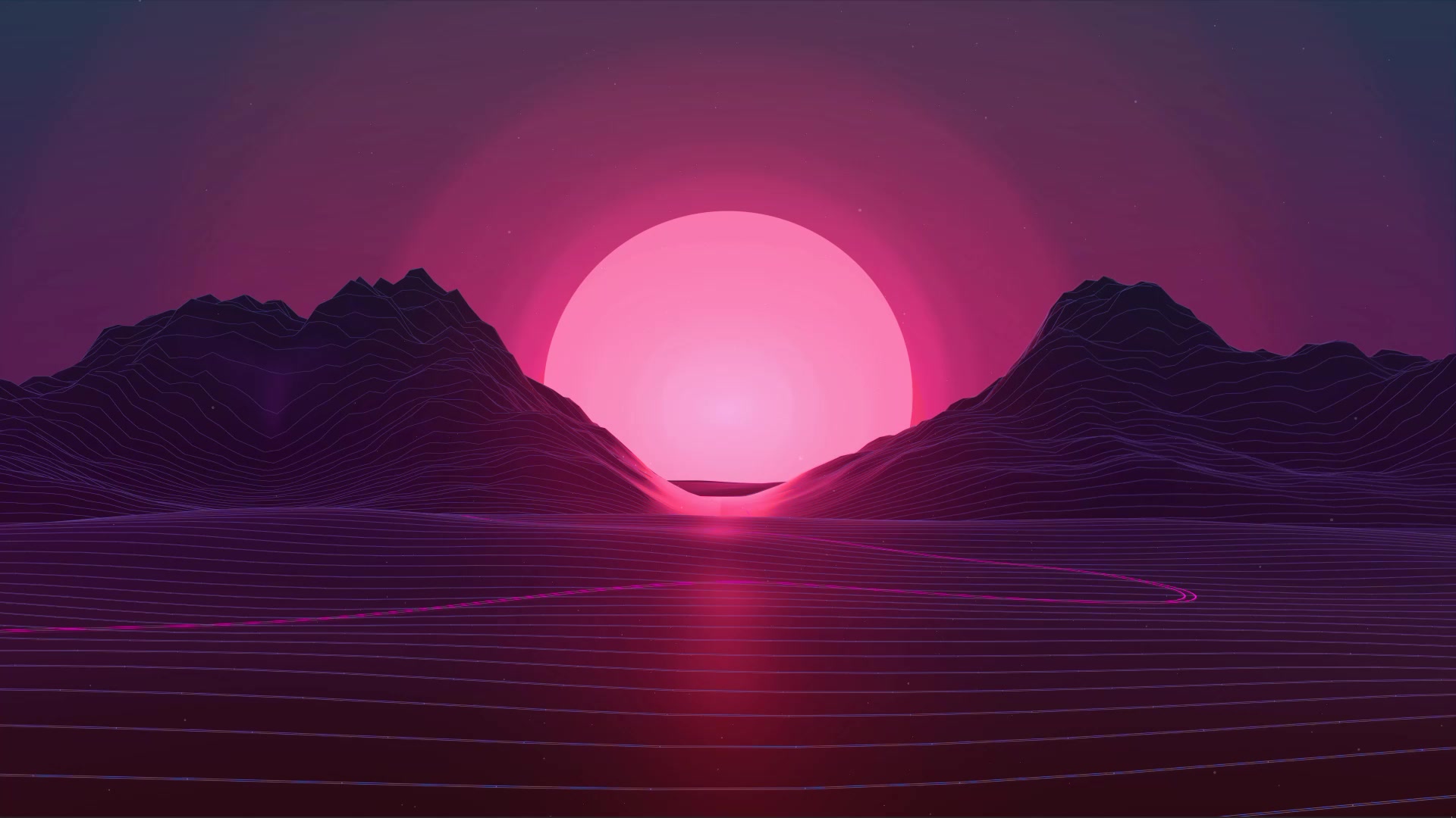 RGB Sunset Live Wallpaper