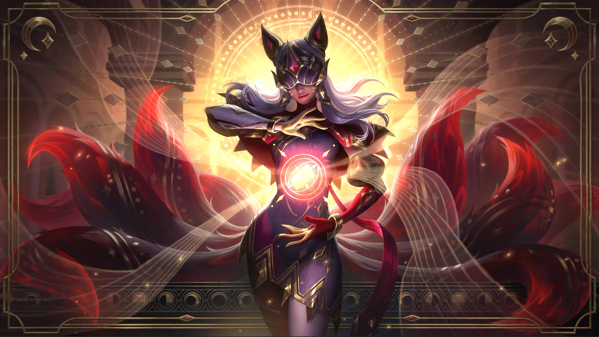 Arcana Ahri League of Legends Live Wallpaper