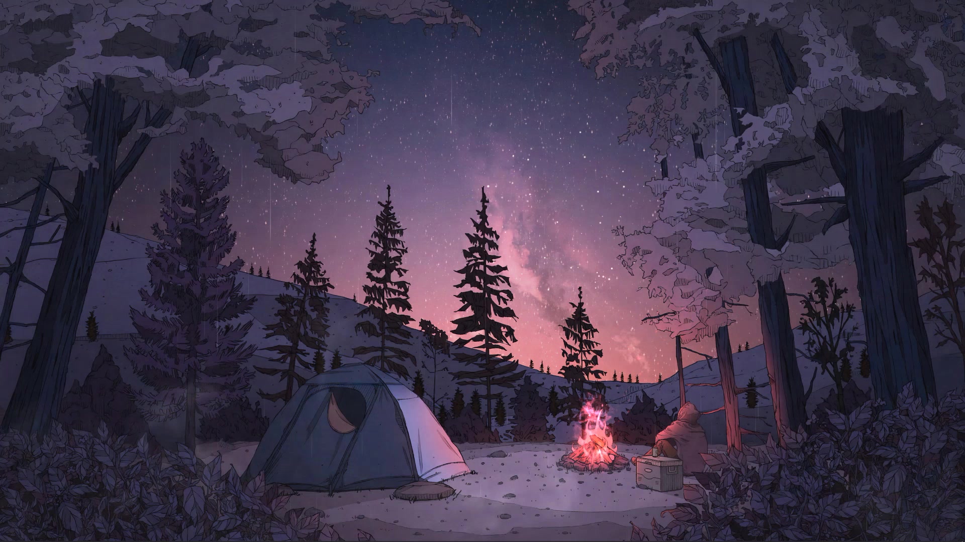 LoFi Camping Live Wallpaper