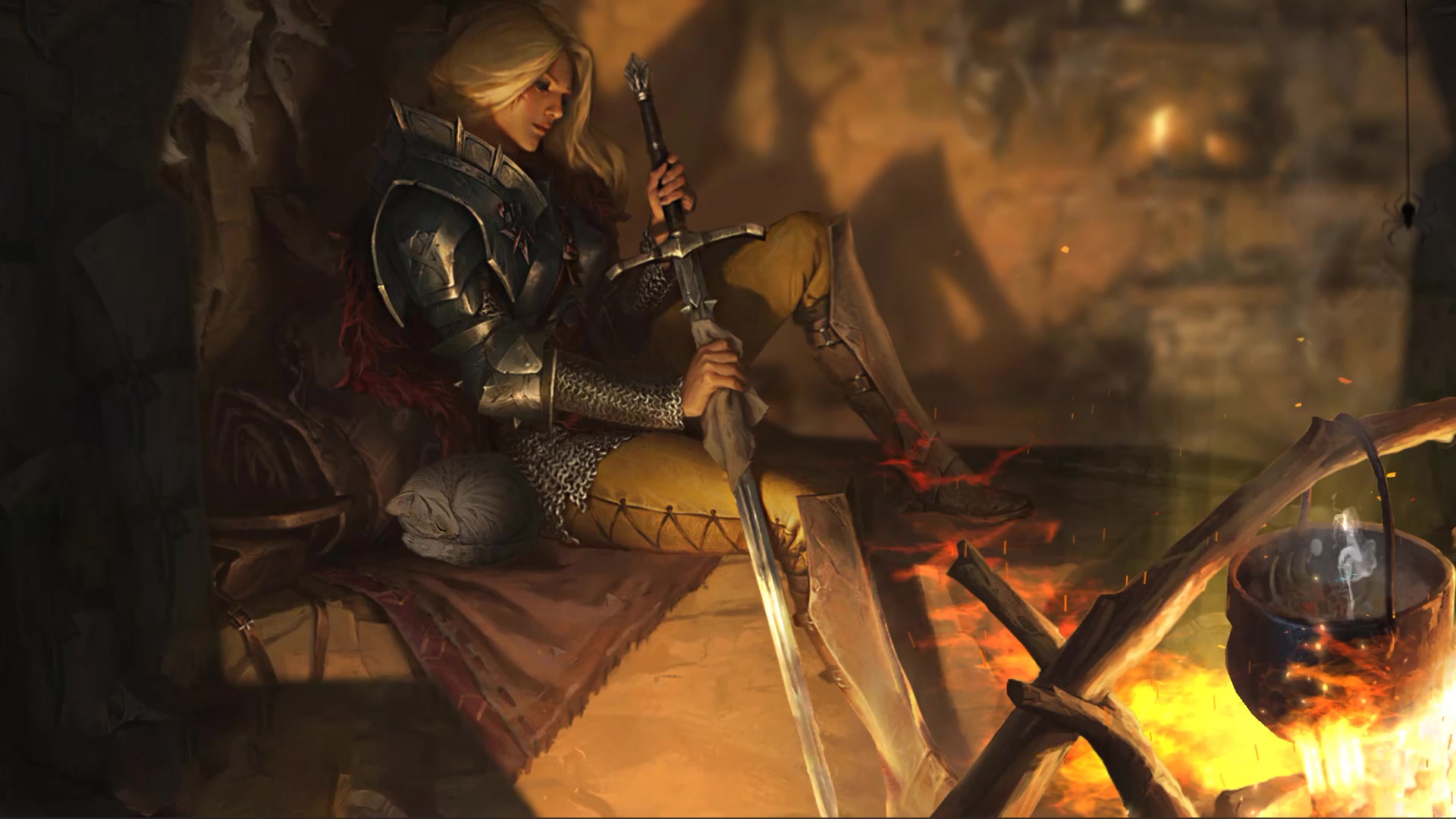 Fantasy Warrior Women Live Wallpaper