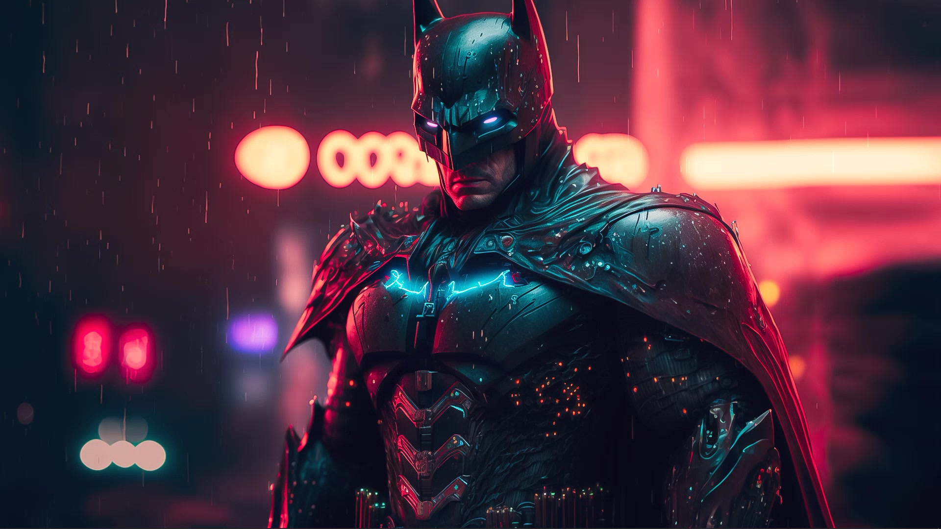Batman Cyberpunk Live Wallpaper