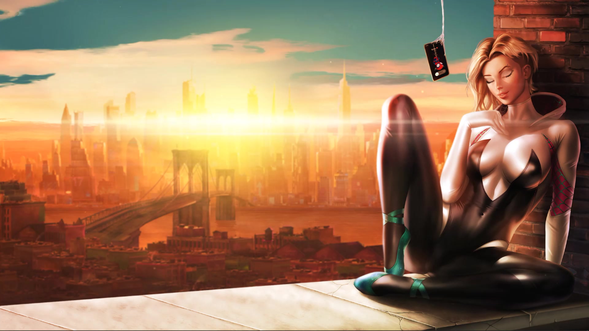 Spider Gwen Live Wallpaper