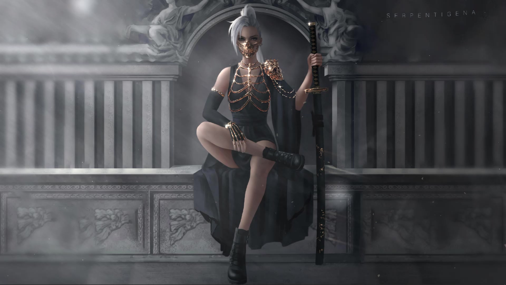 Skullhacker Serpentigena Live Wallpaper