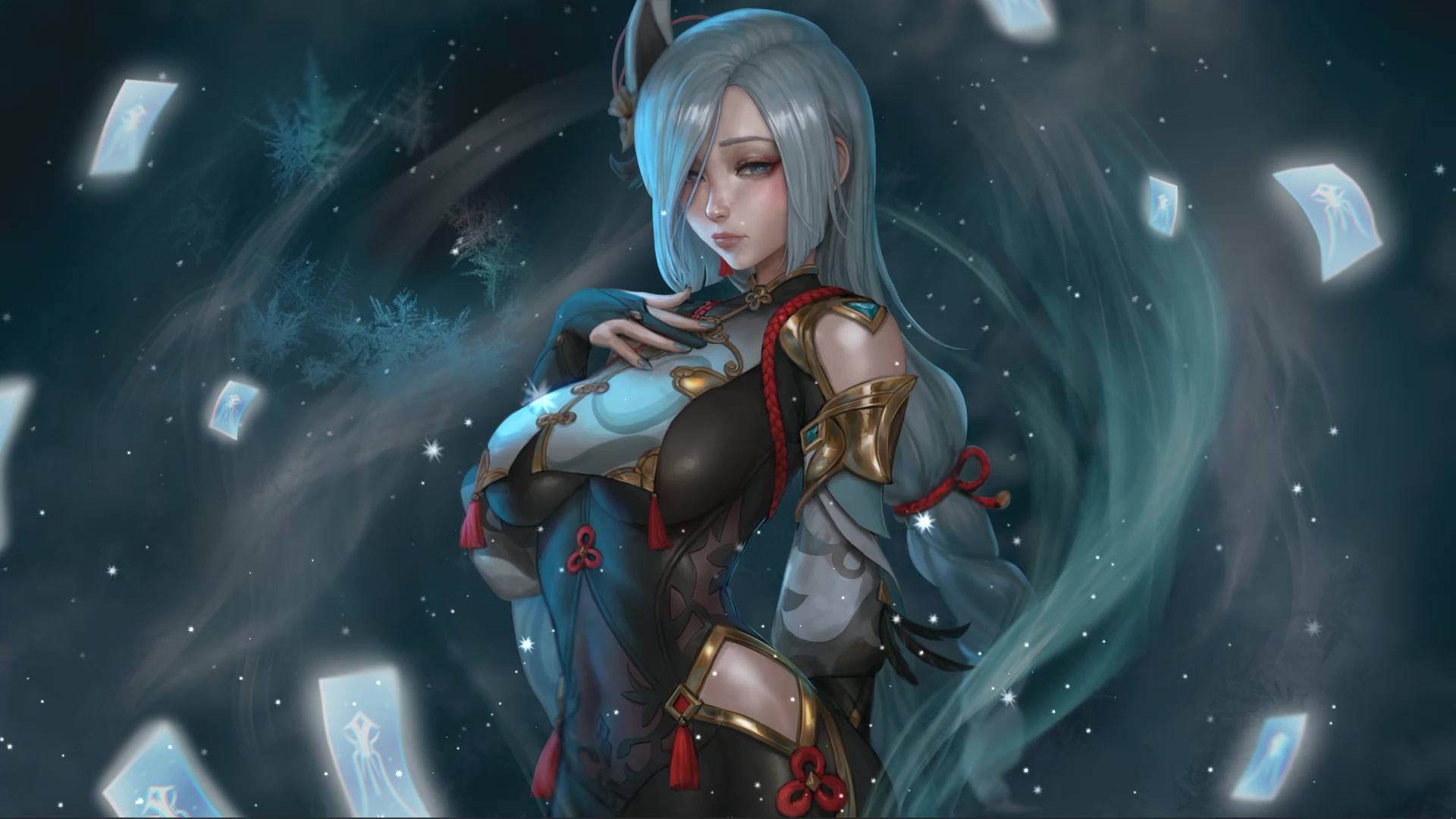 Genshin Impact Shenhe Live Wallpaper