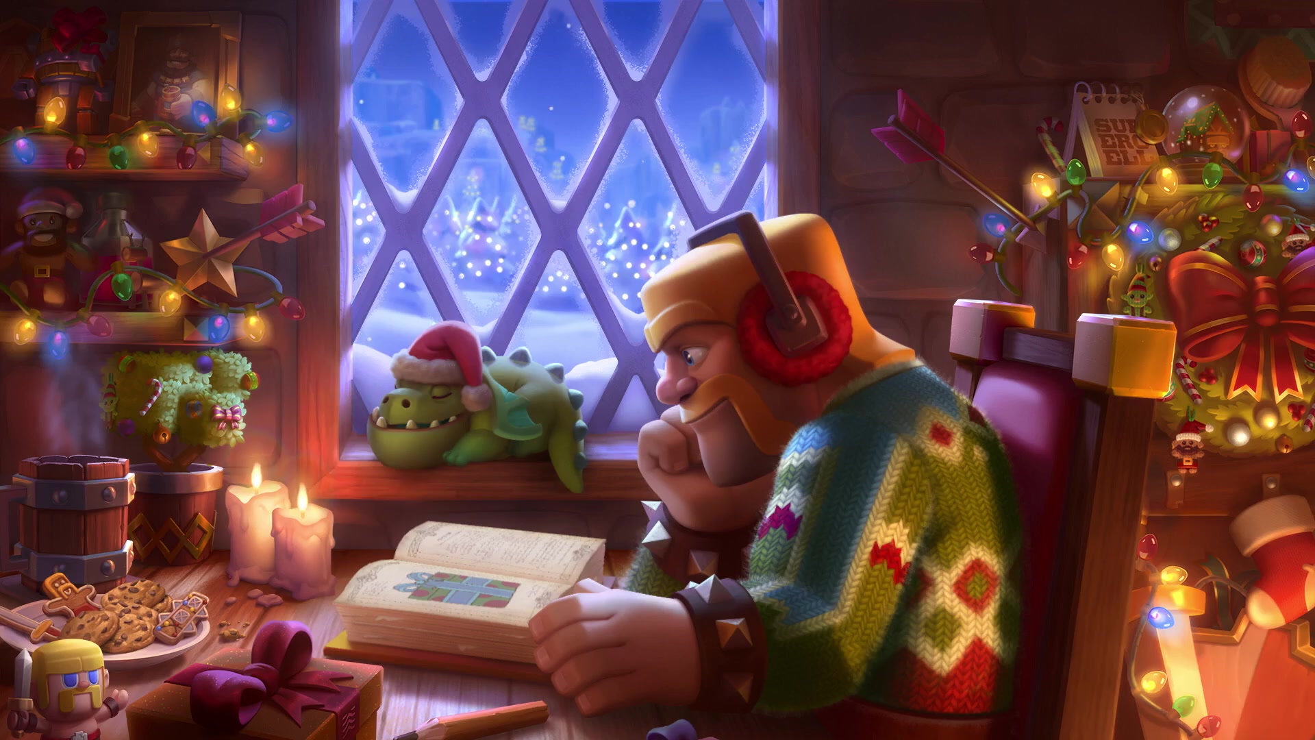 Clash of Clans Winter Live Wallpaper