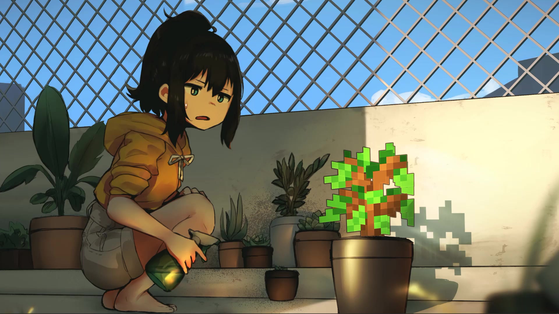 Oak From Minecraft Live Wallpaper