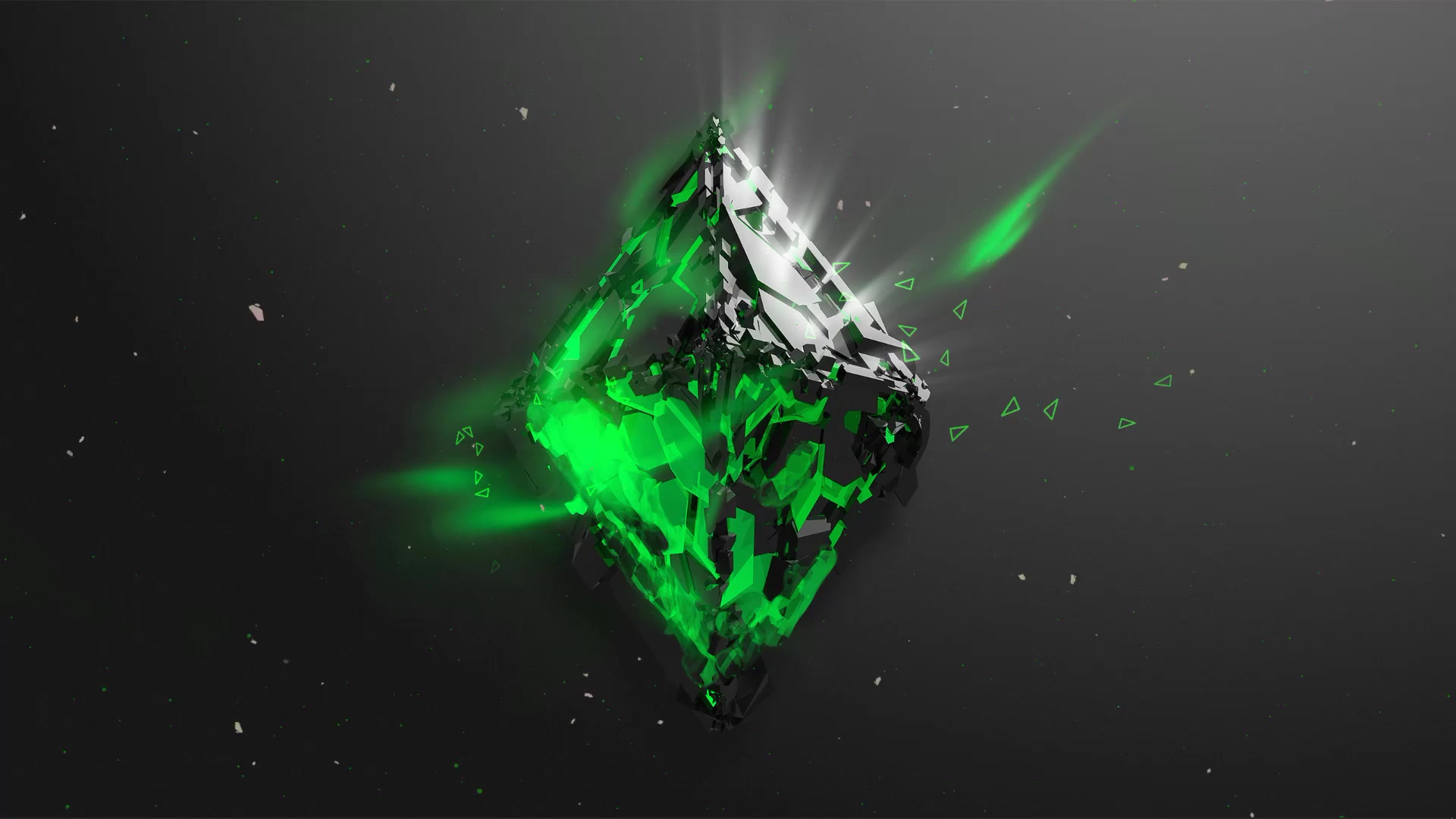 Encrusted Green Live Wallpaper