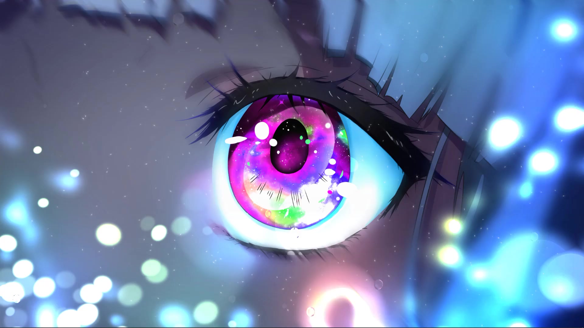 Anime, Eye, Virtual Youtuber Live Wallpaper