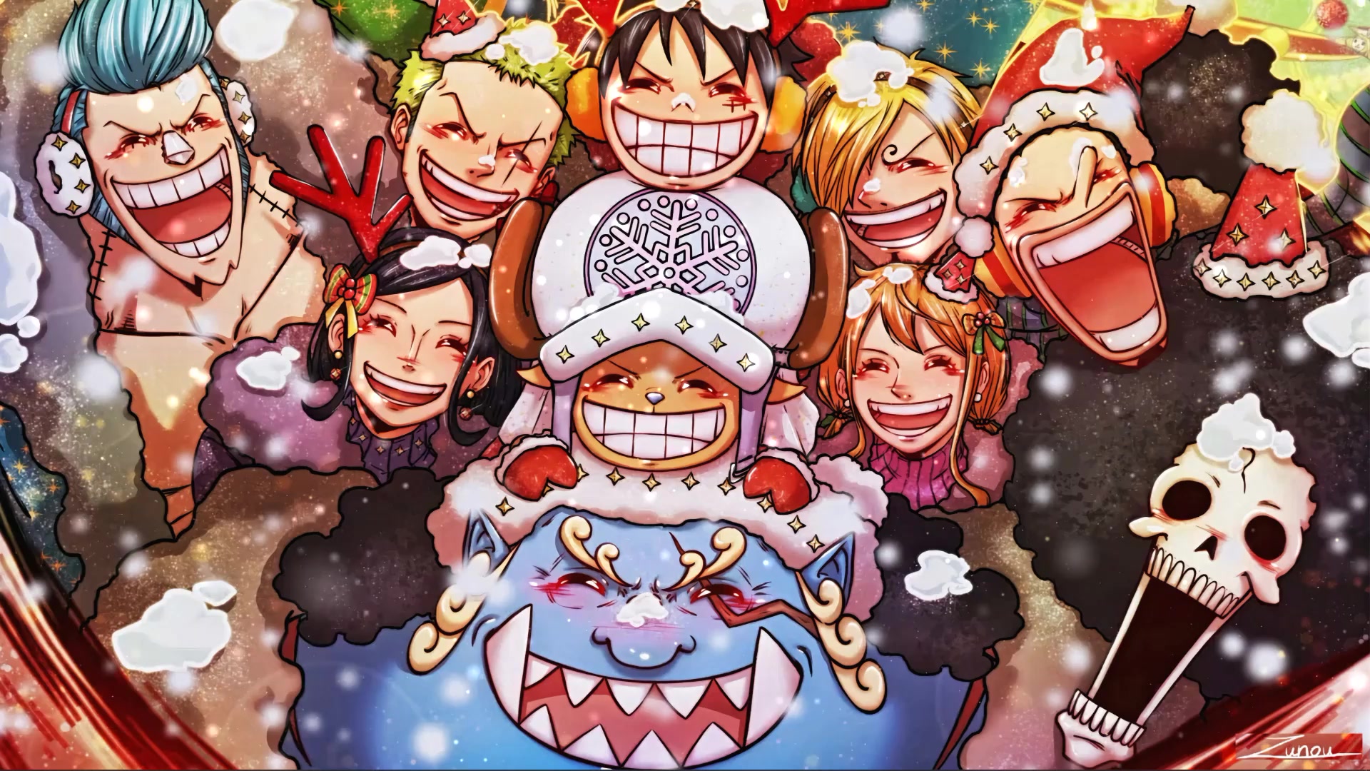 One Piece Christmas Live Wallpaper