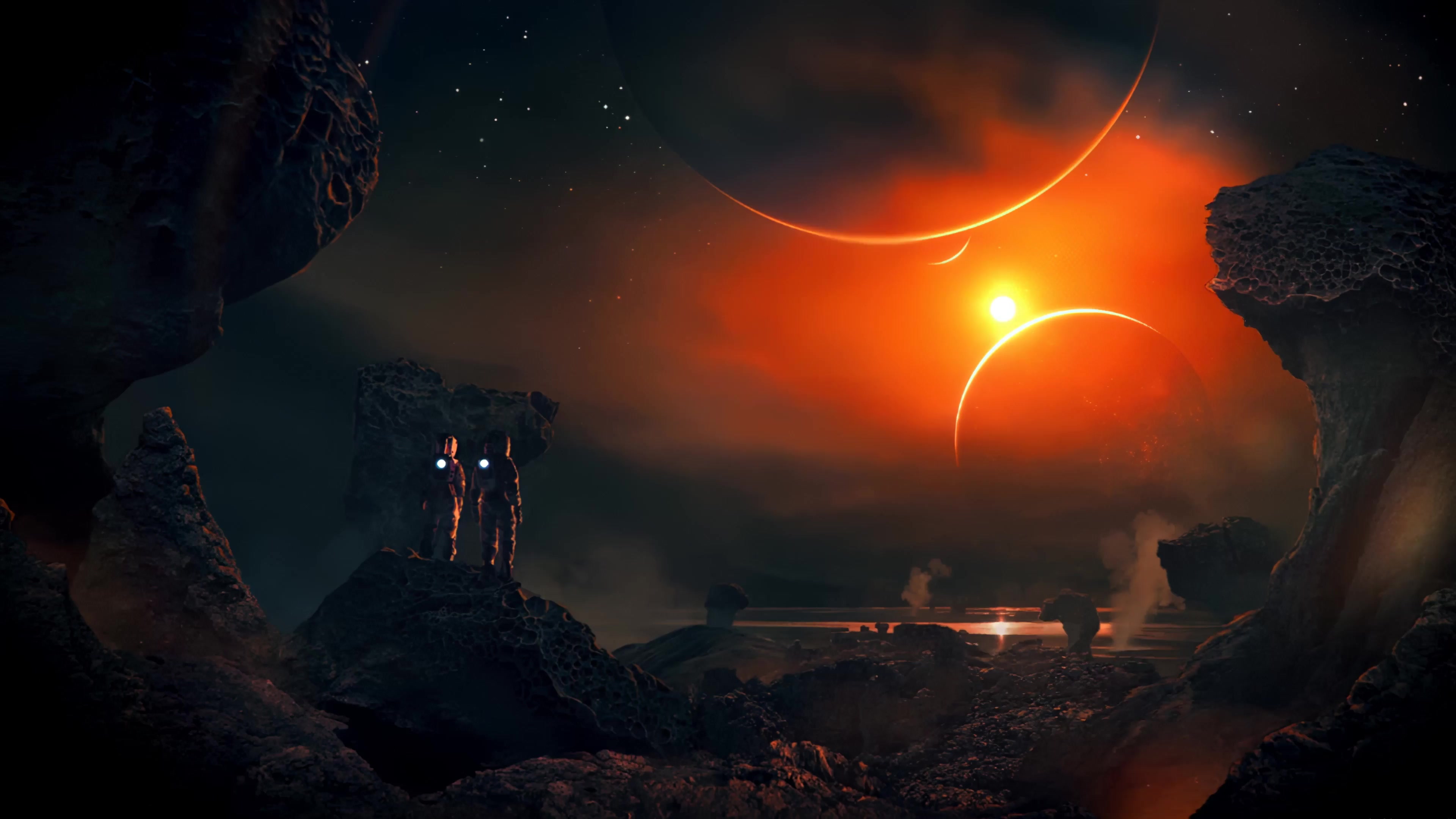 Astronauts 4k Live Wallpaper