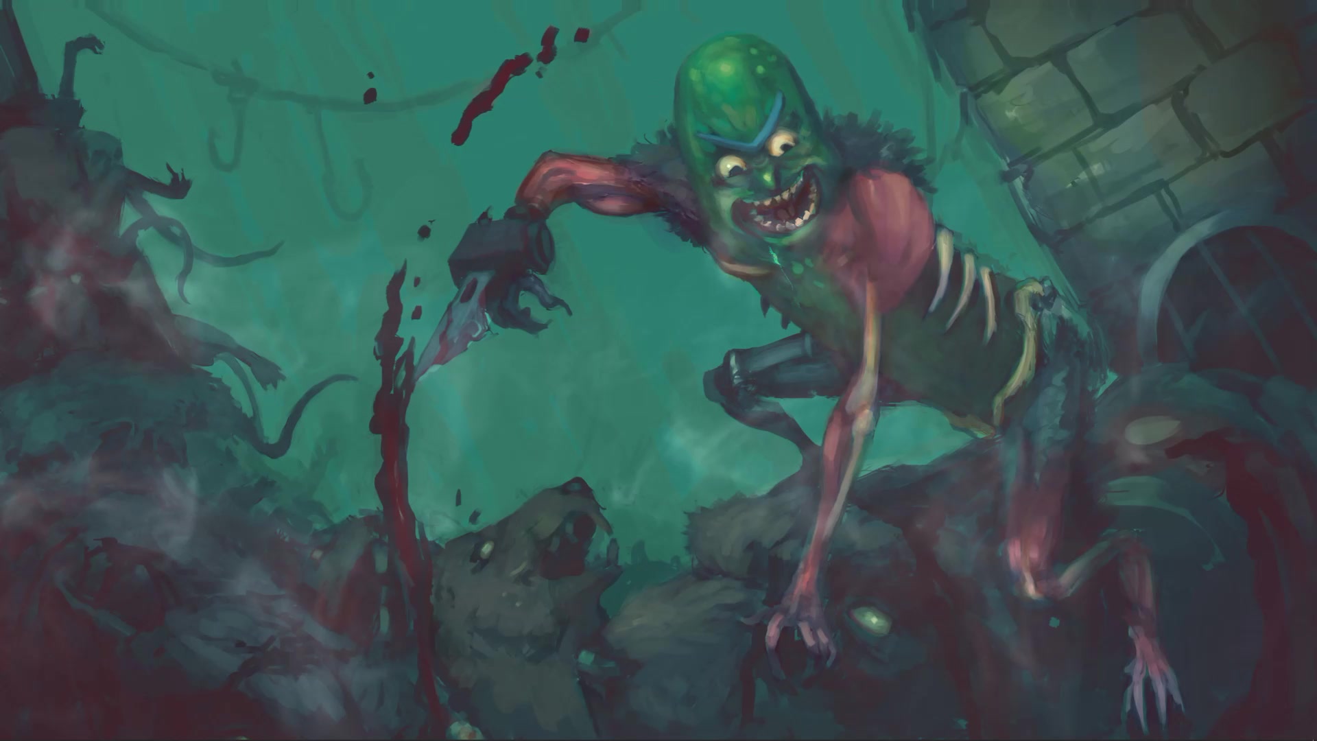 Pickle Rick Live Wallpaper