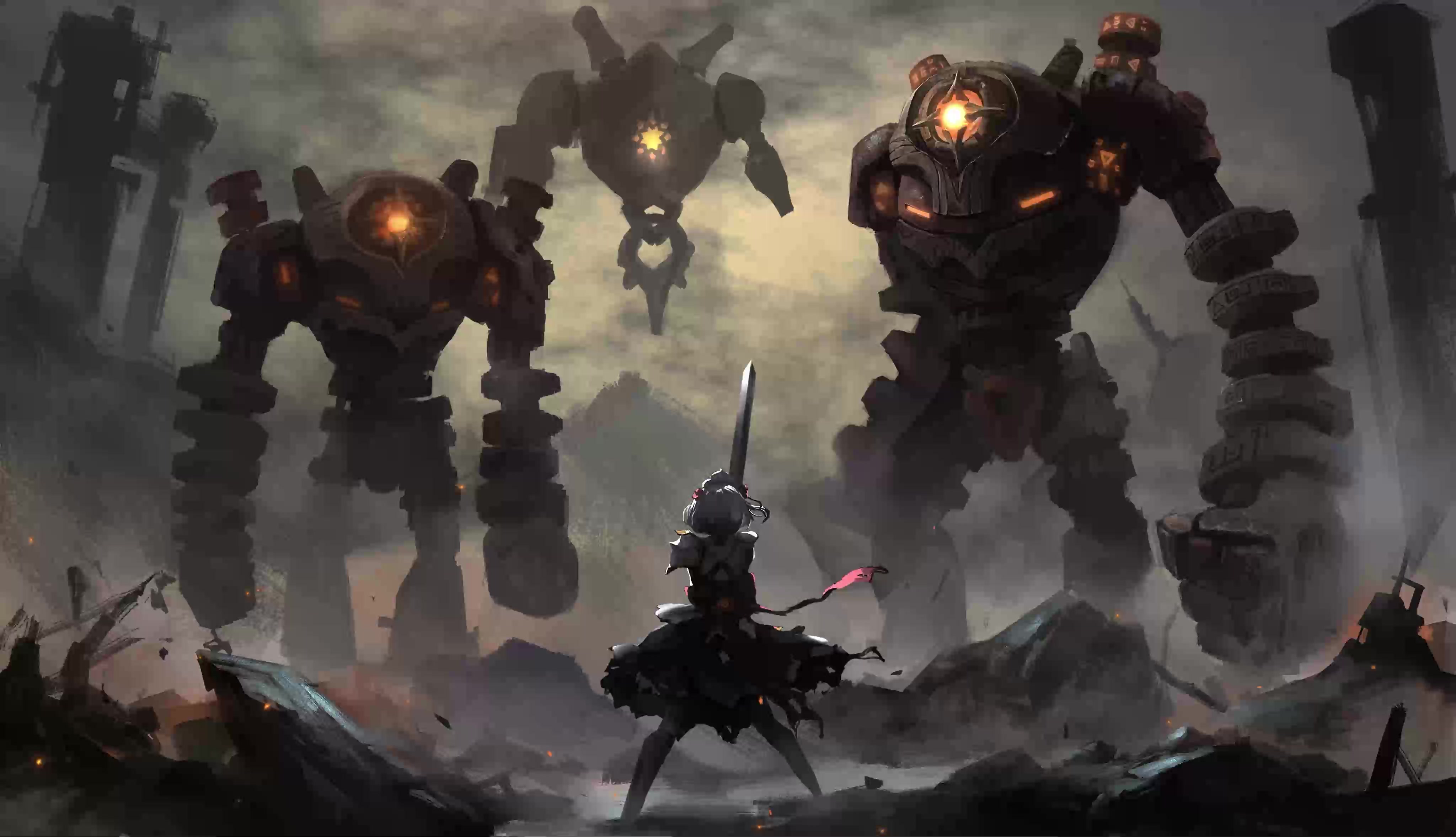 Noelle VS Robot Live Wallpaper