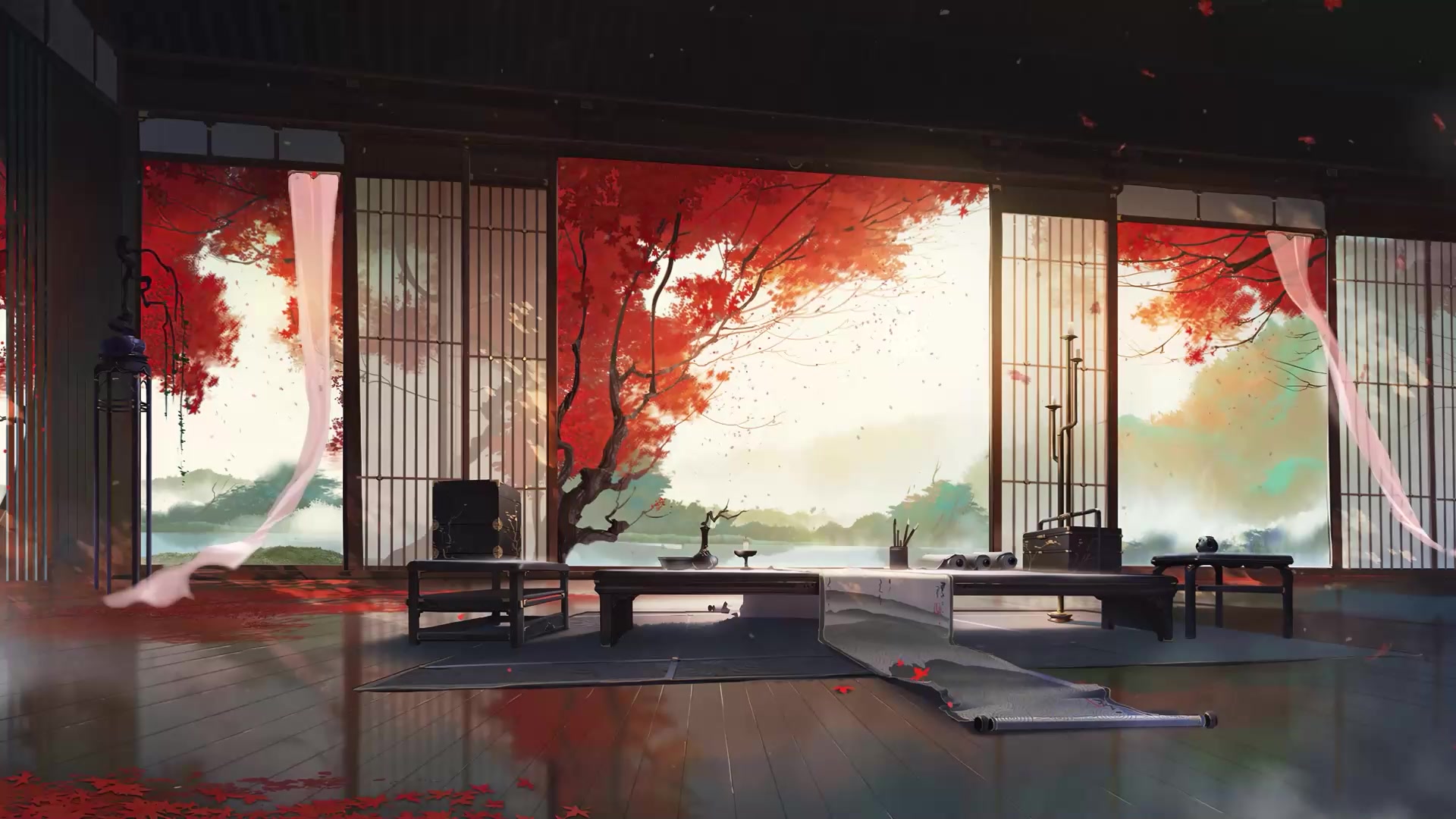 Calligraphy Room Live Wallpaper