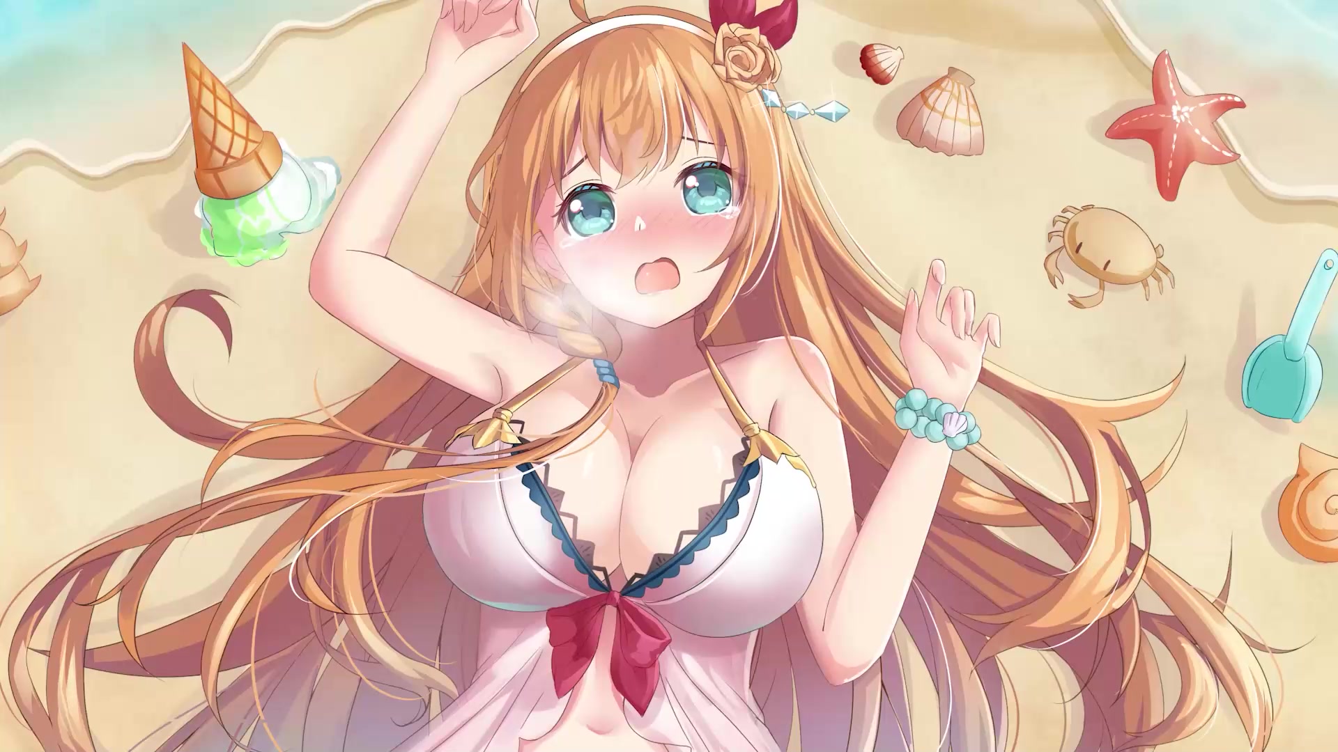 Beach Girl, Pecorine (Summer) Live Wallpaper