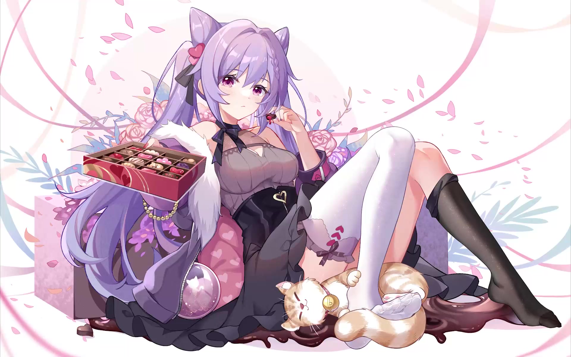 Anime girls, Keqing Genshin Impact, Genshin Impact Live Wallpaper