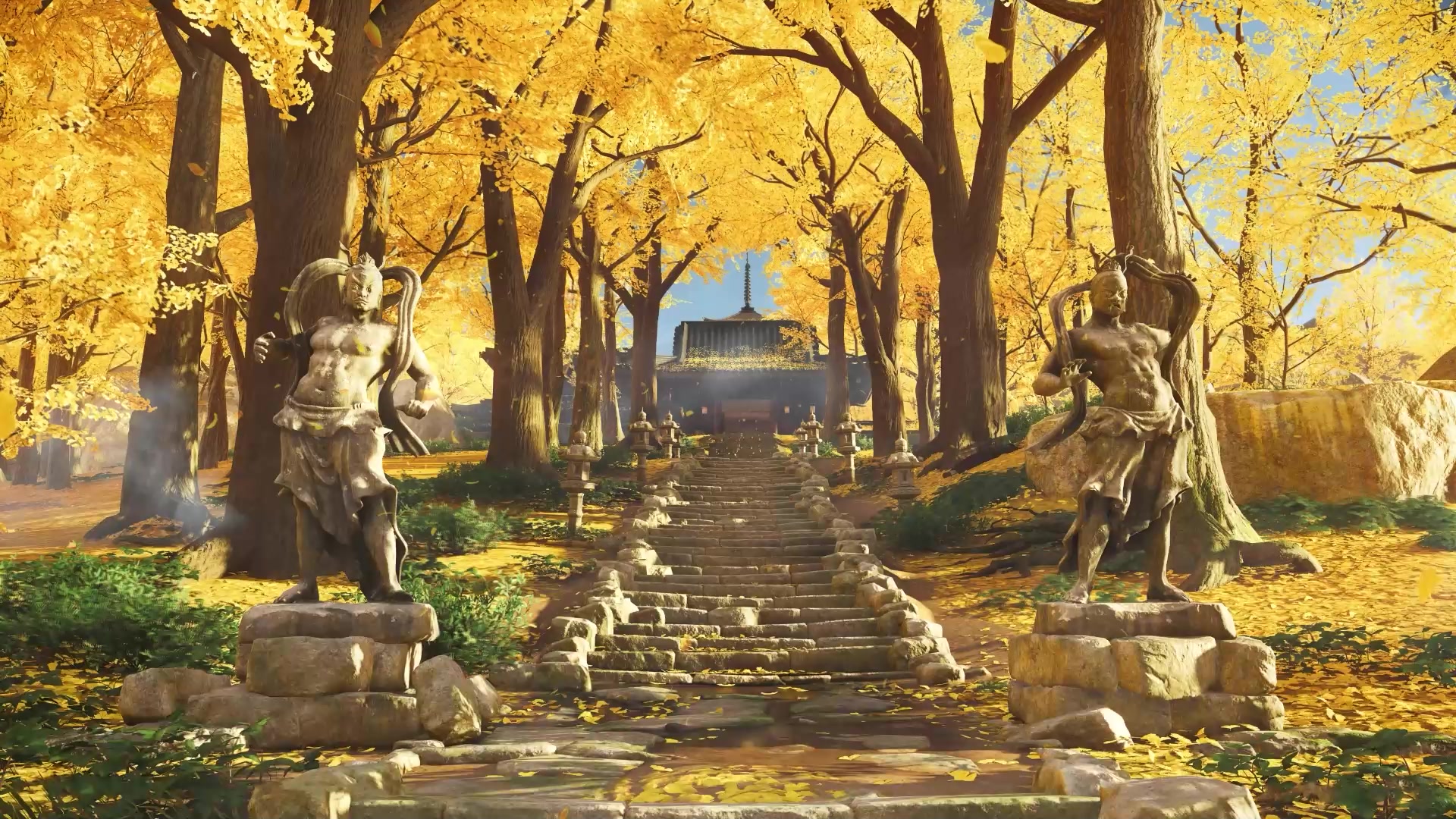 Golden Lake Temple Live Wallpaper
