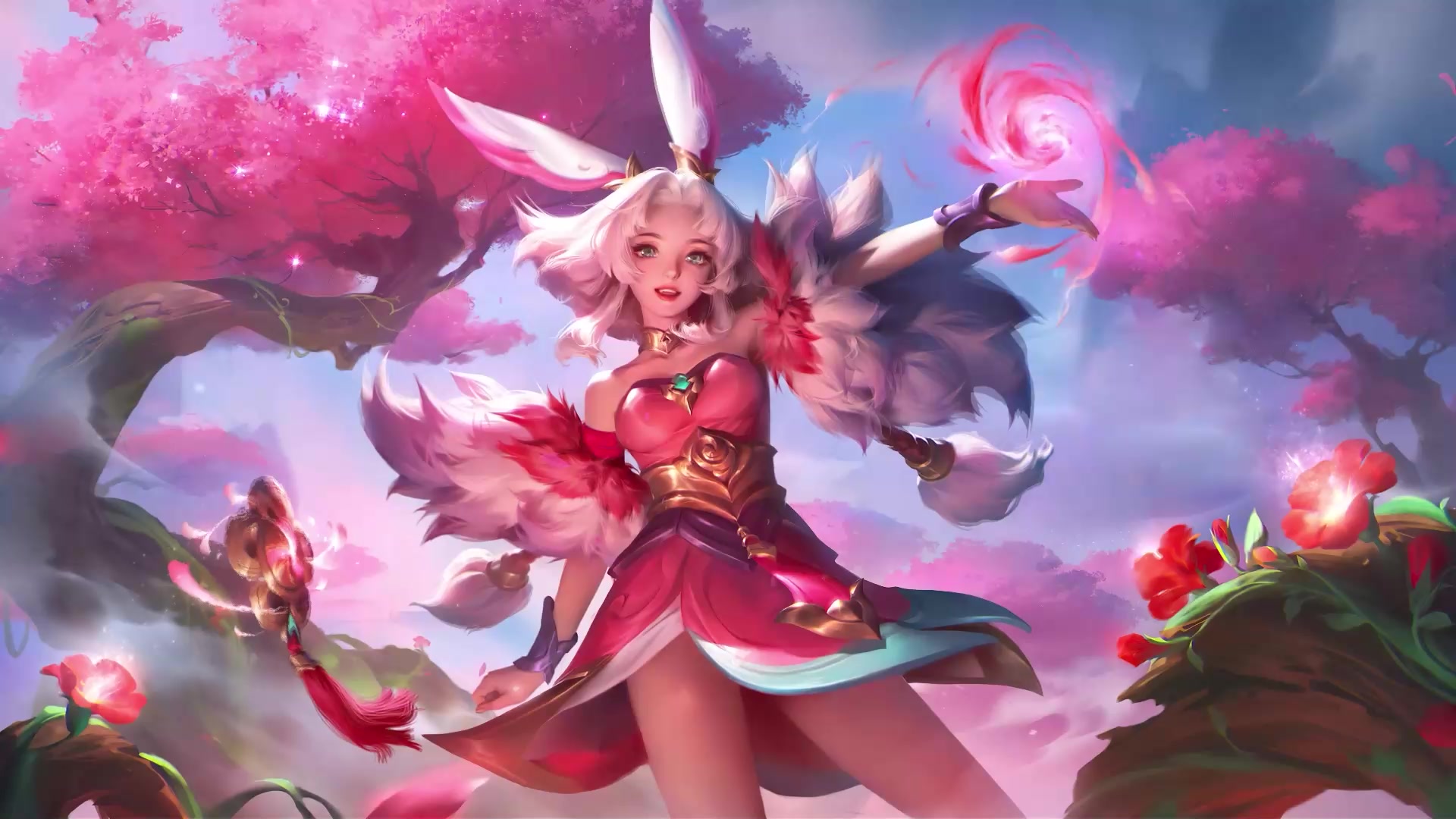 Rabbit Princess Live Wallpaper