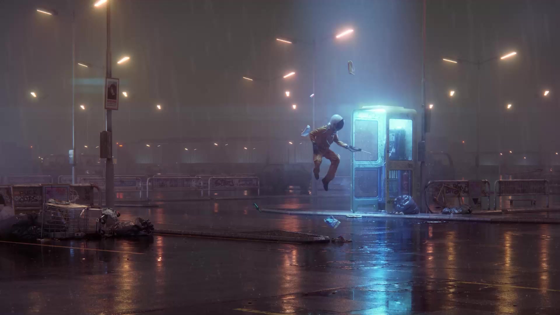 Astronaut Float Live Wallpaper