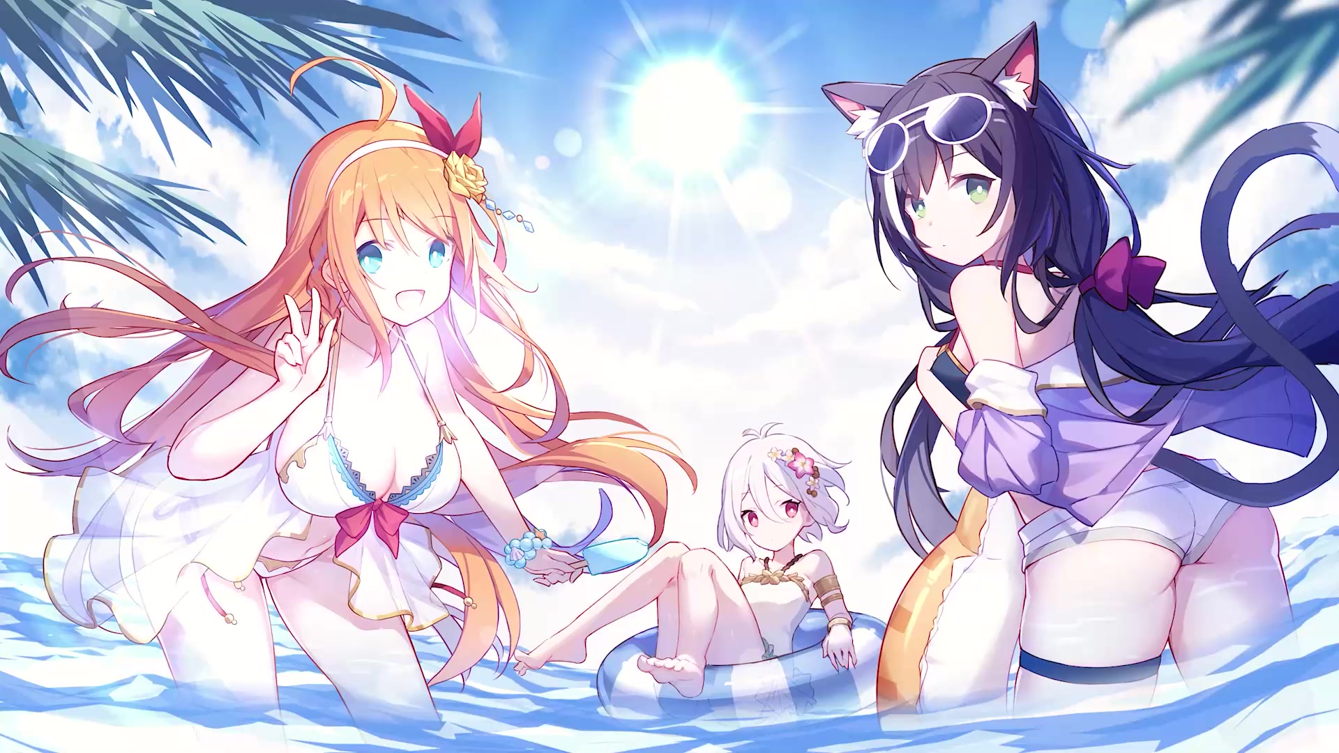 Summer Trio Live Wallpaper
