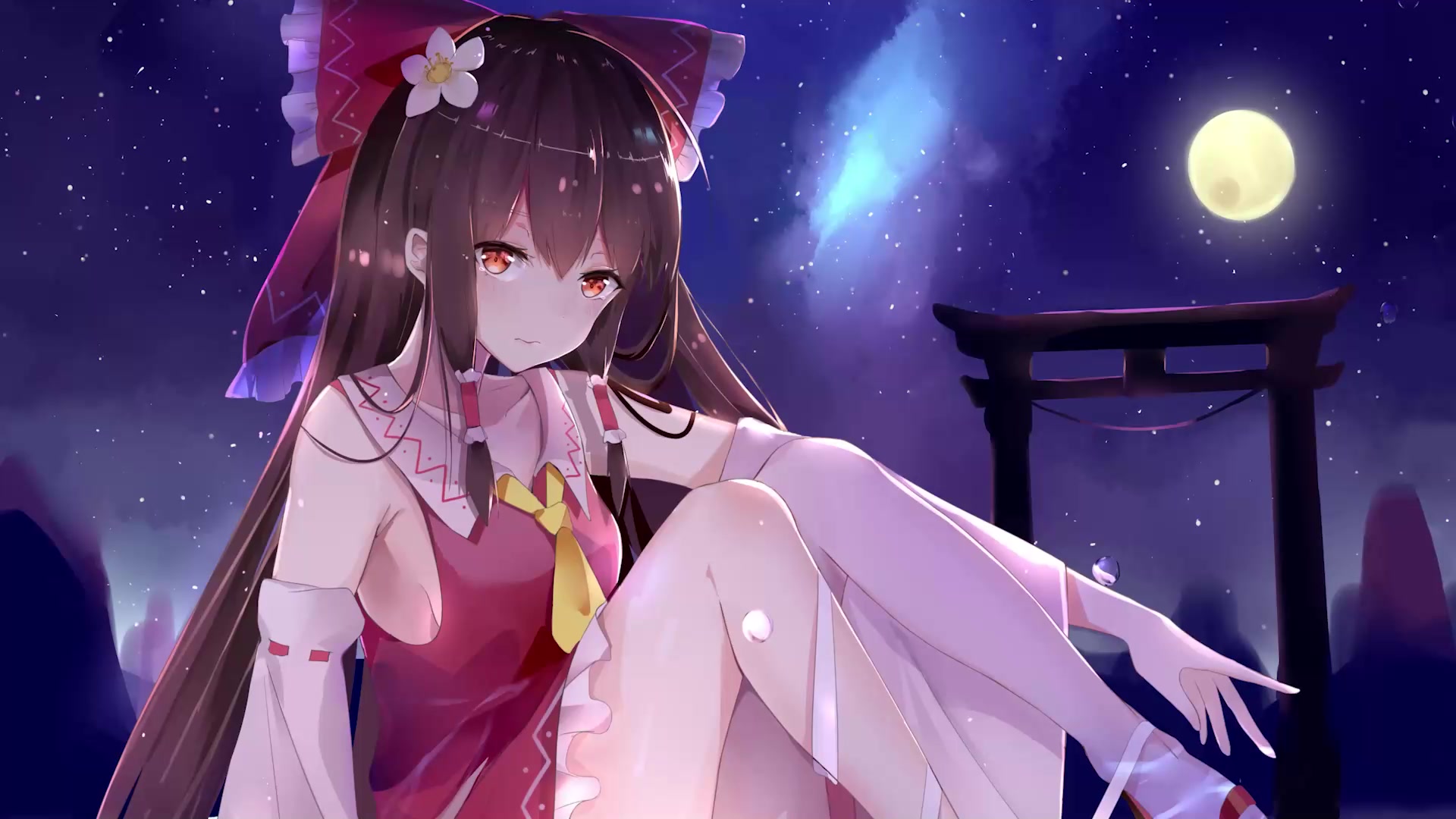 Reimu Hakurei East Live Wallpaper
