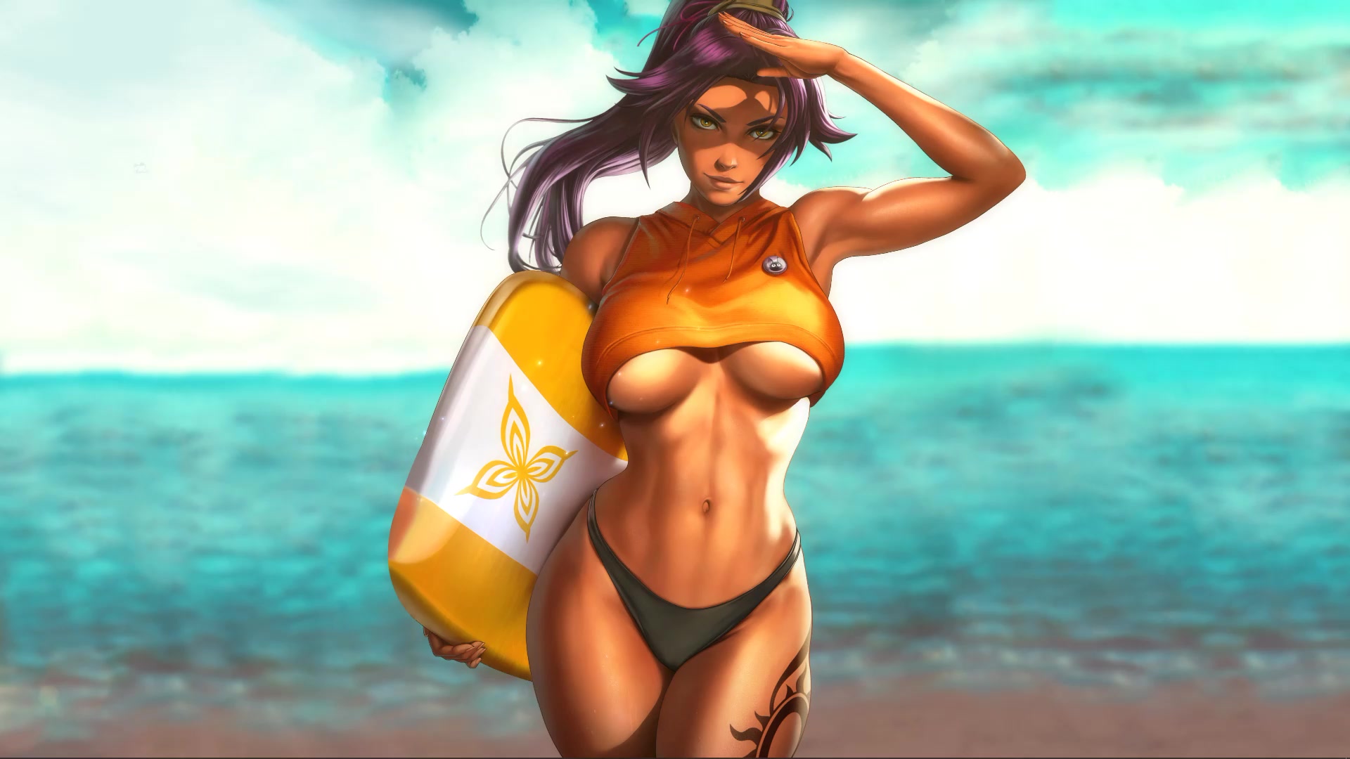 Bleach Shihouin Yoruichi Live Wallpaper