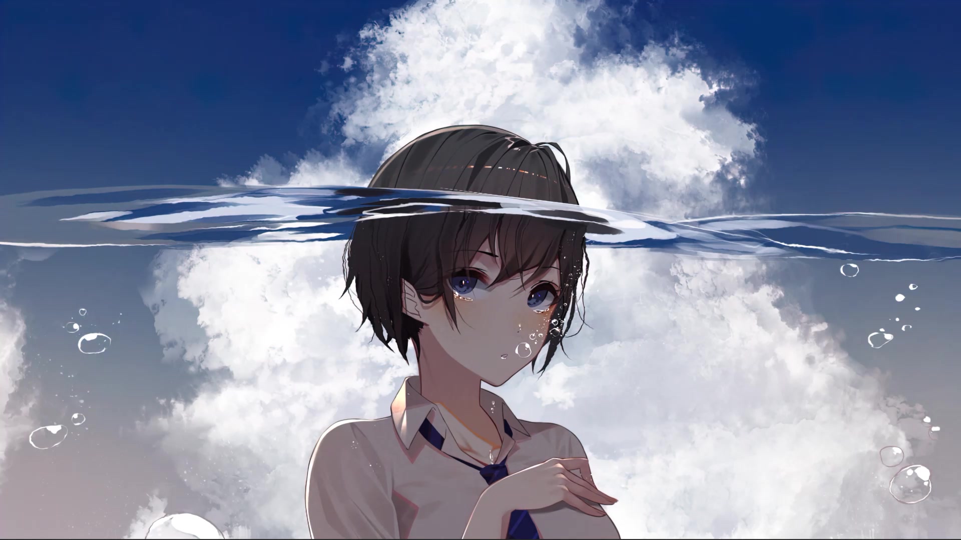Underwater Tears Live Wallpaper