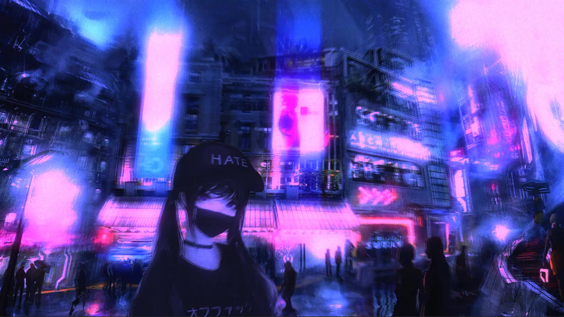 Neon Street Live Wallpaper