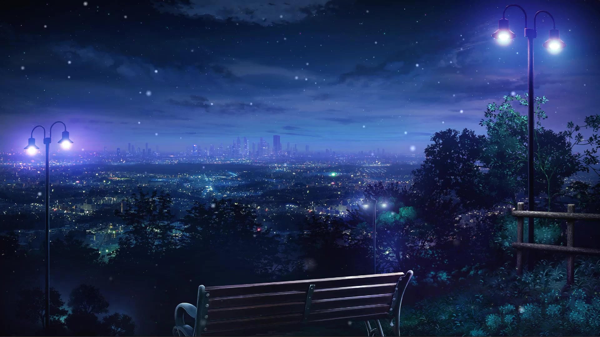 Night View, Anime Original Live Wallpaper