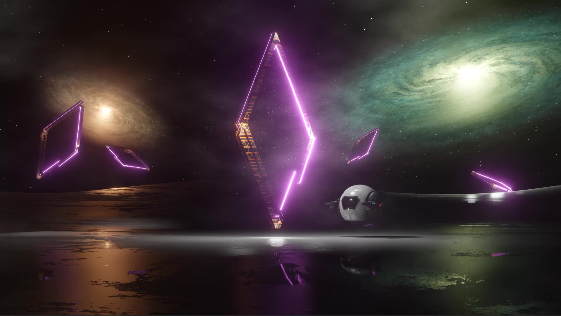 Portal Space Live Wallpaper