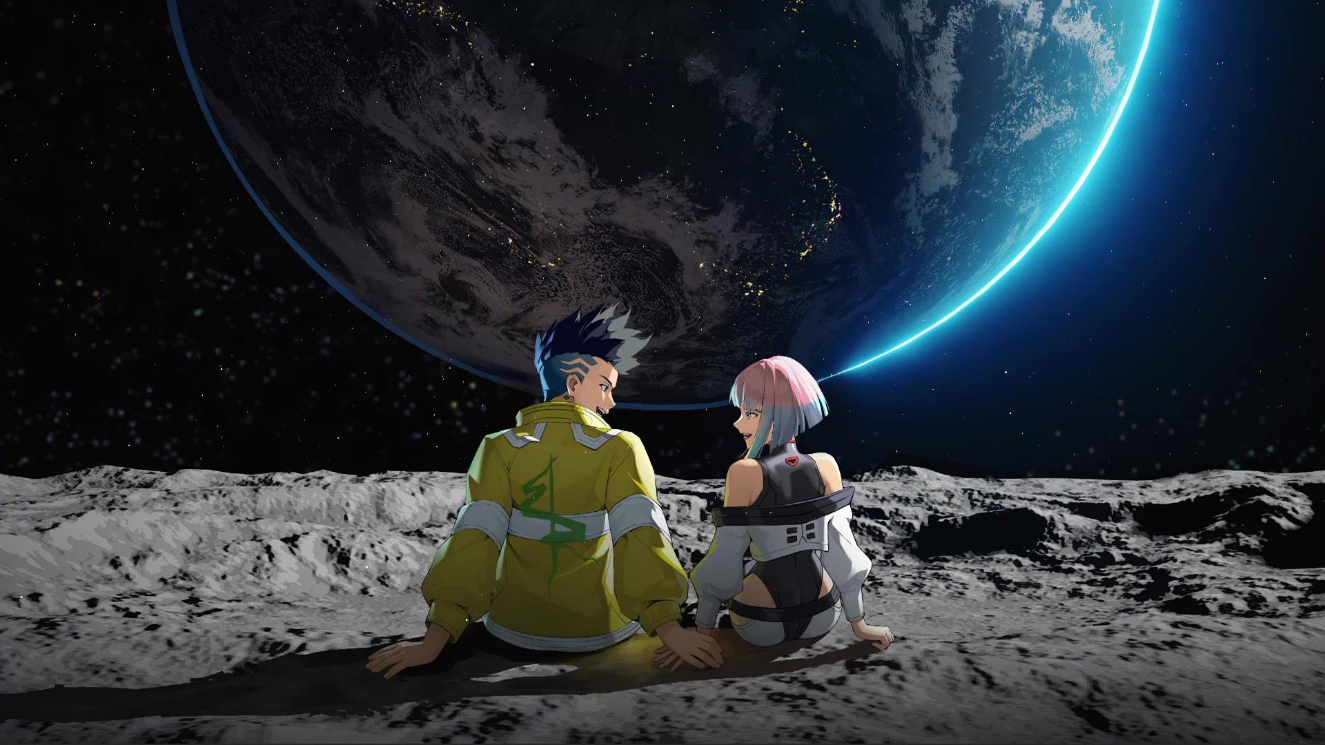 Edgerunners Space Live Wallpaper