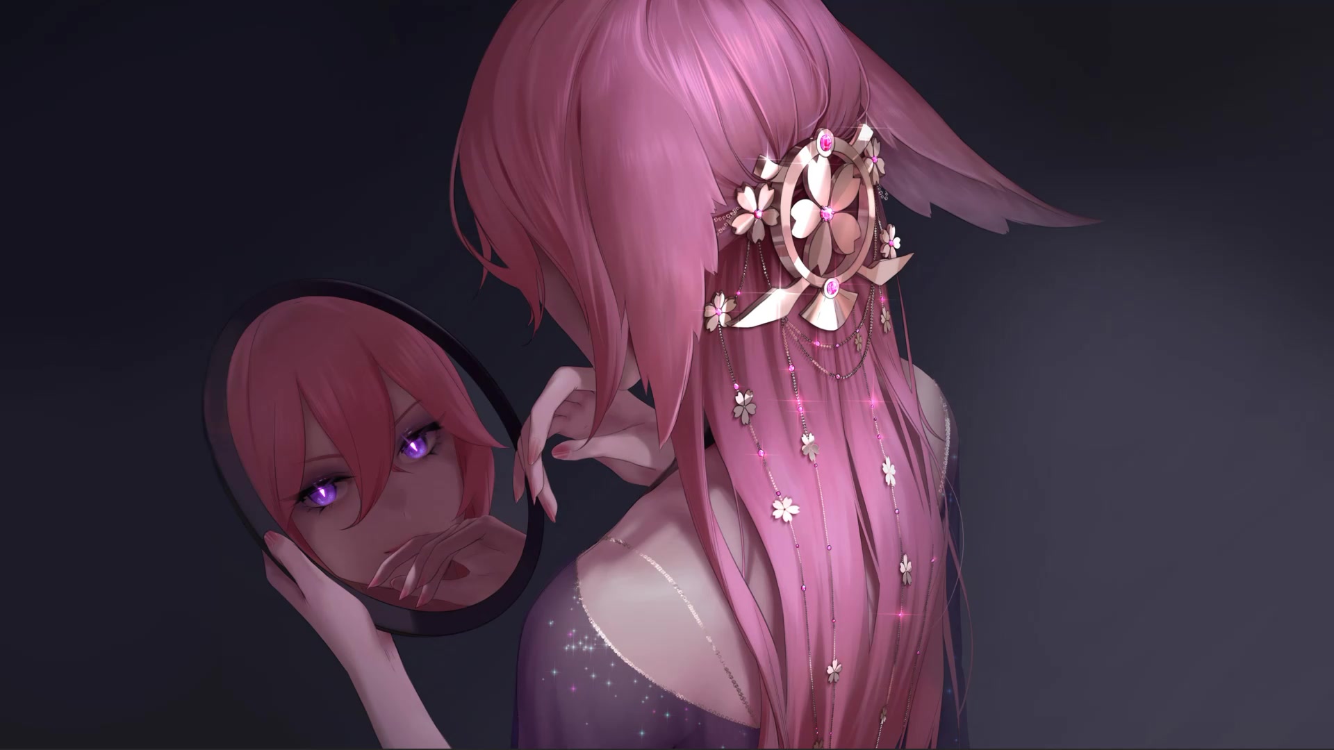Genshin Impact Yae Miko Anime Live Wallpaper