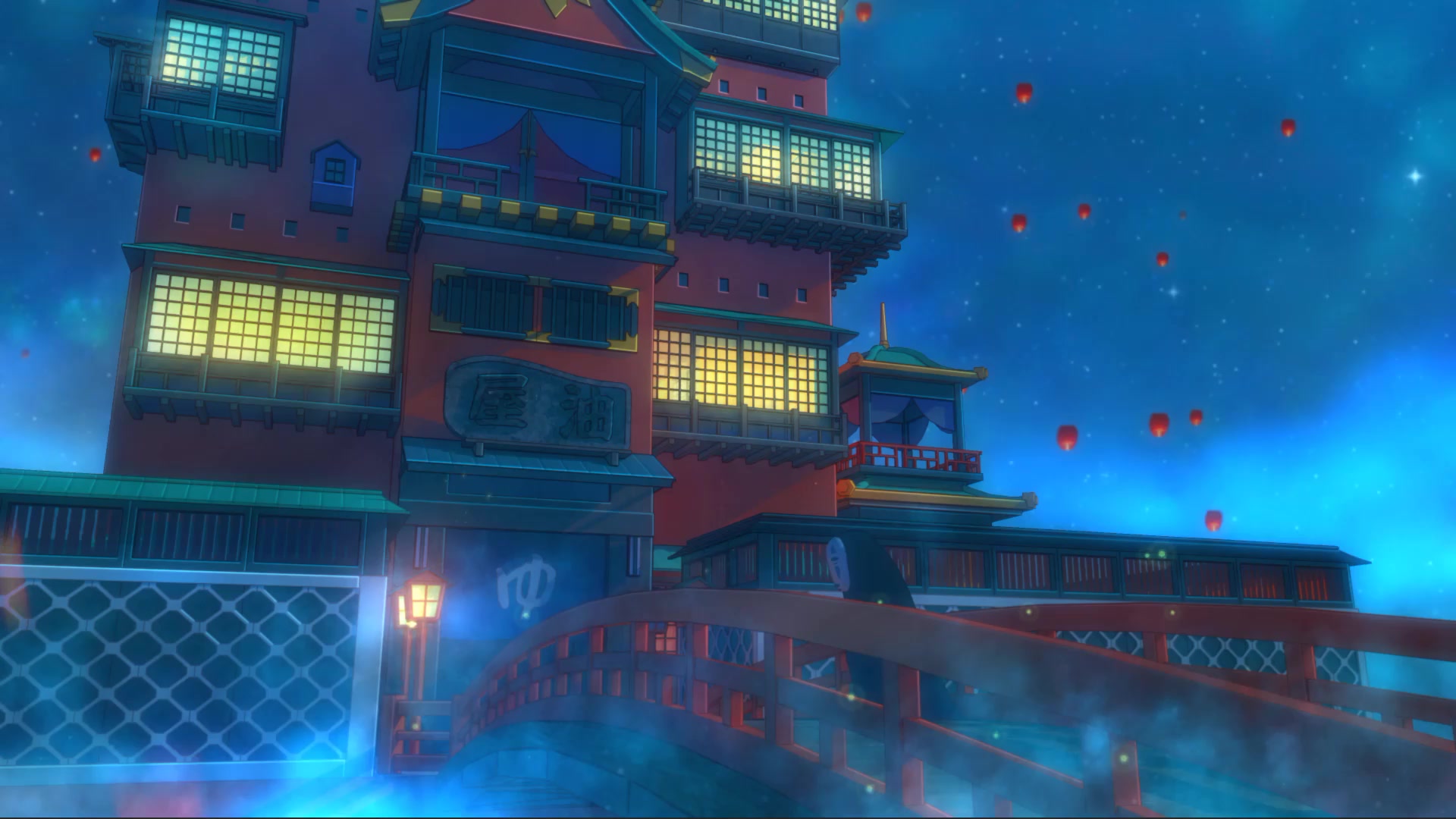 Spirited Away Bathhouse Live Wallpaper