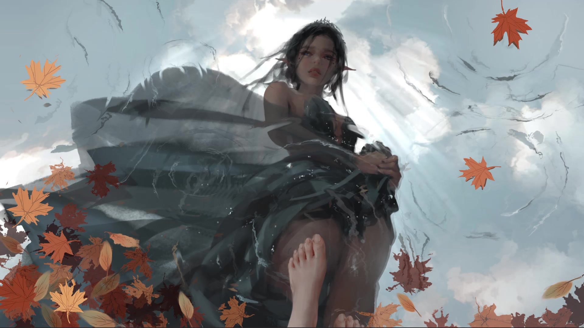 Elf Reflection by Wlop Live Wallpaper