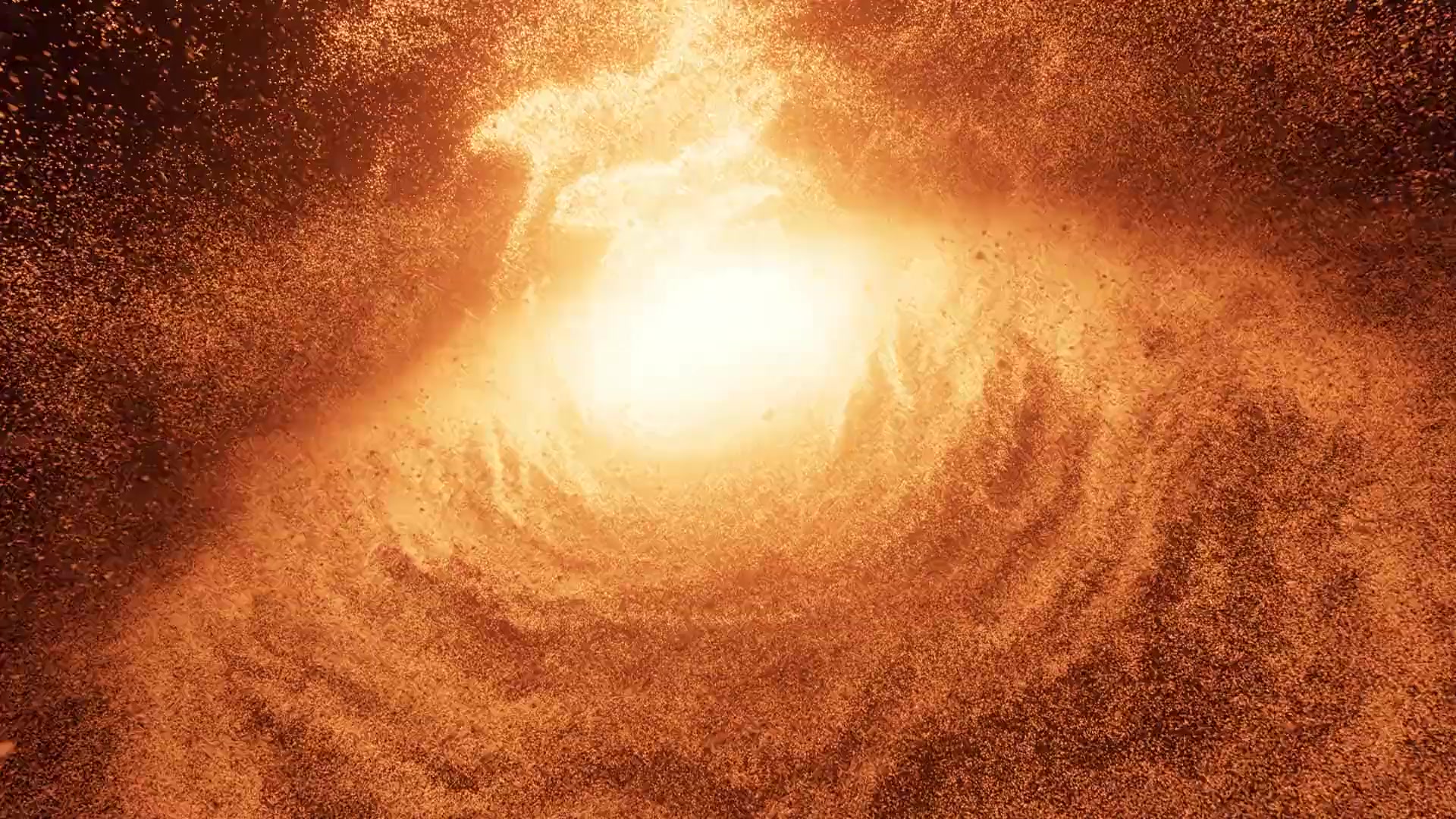 Lava Explosion In The Galaxy Live Wallpaper