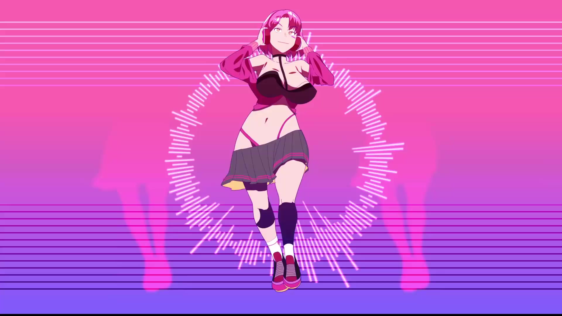 Girl Walking Live Wallpaper