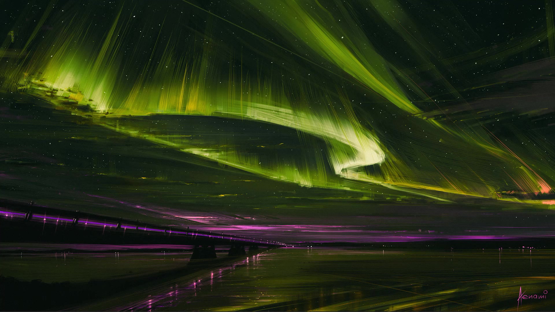 RGB Aurora Borealis Live Wallpaper