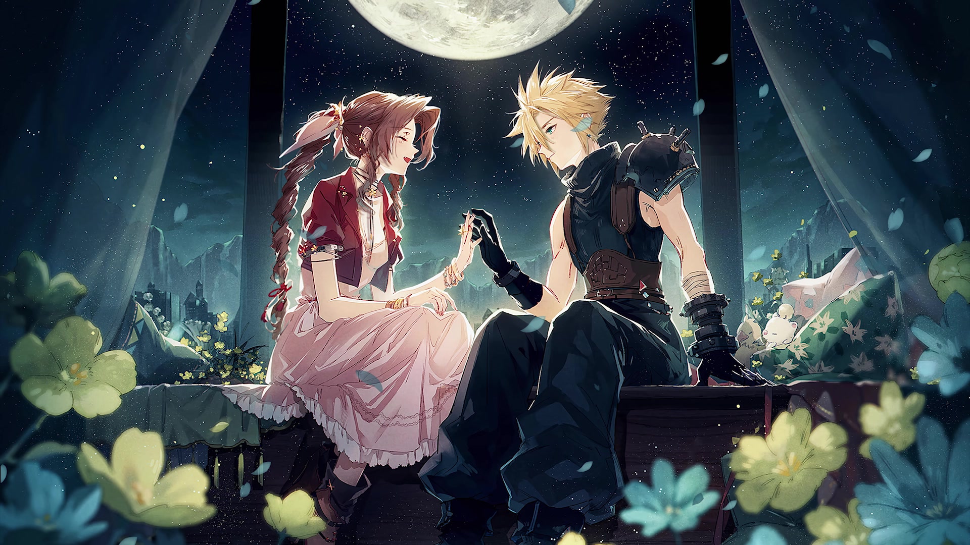 Aerith Final Fanasy Live Wallpaper