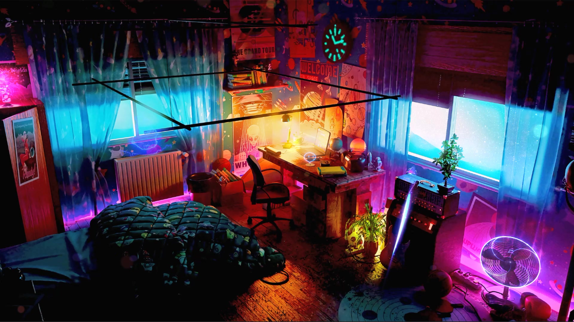 Late Night Room Live Wallpaper