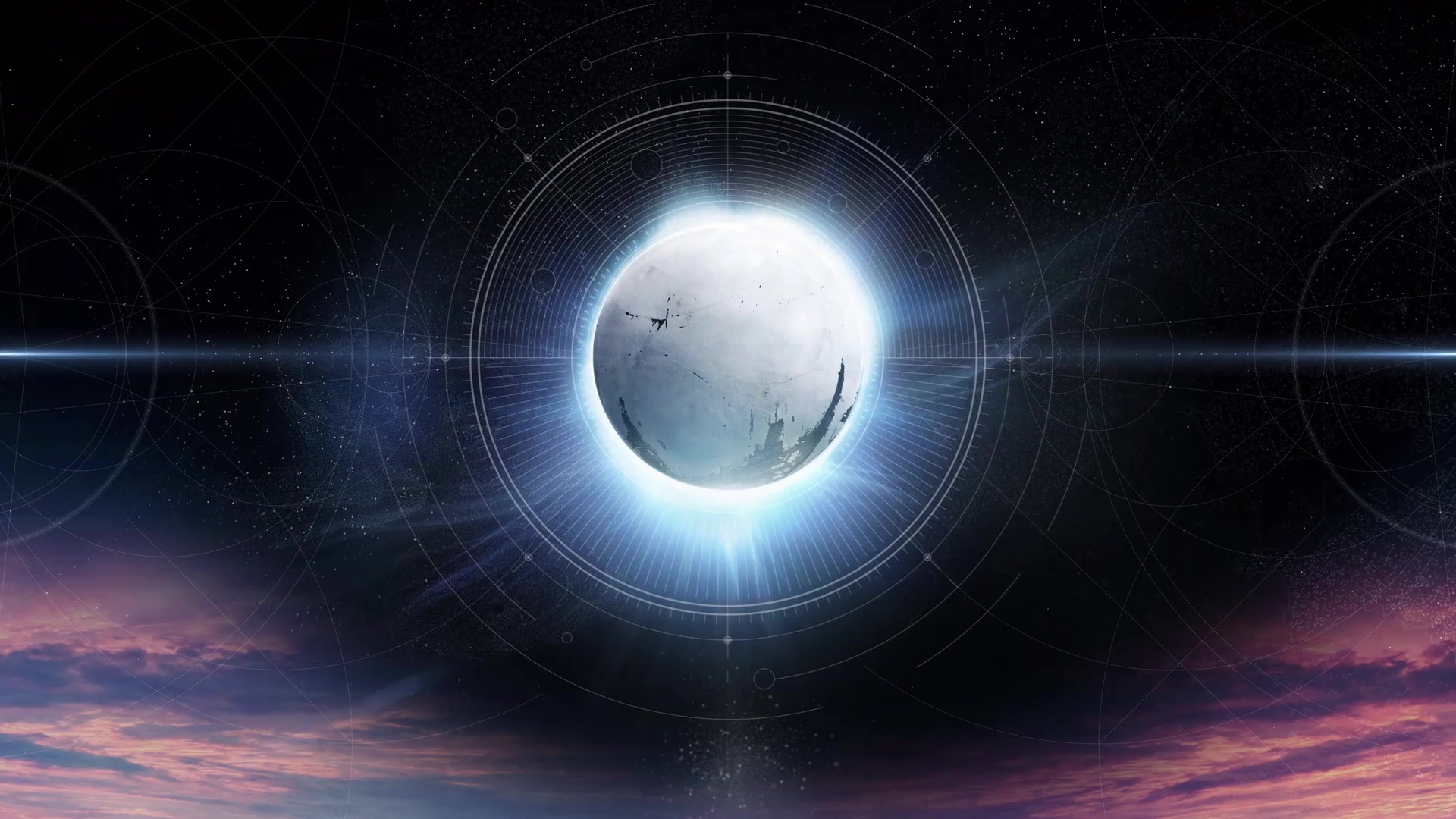 Big white ball dynamic Live Wallpaper