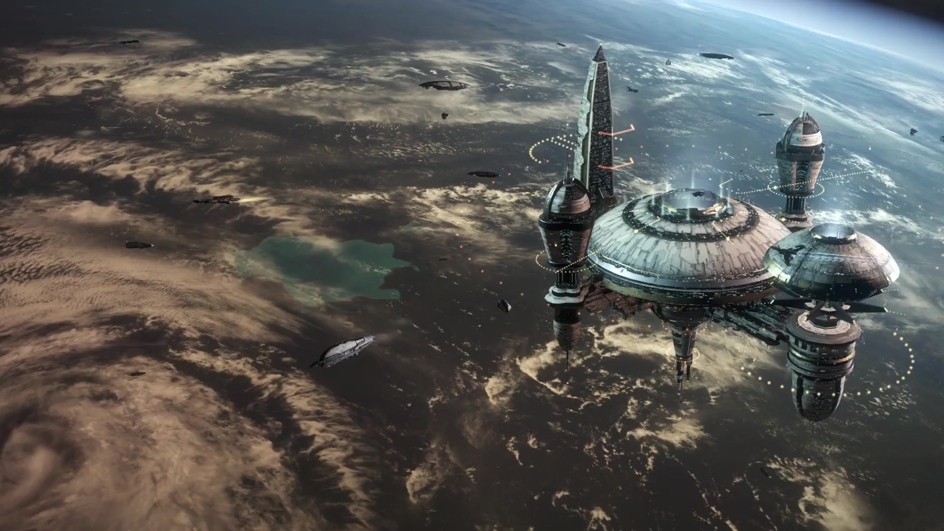 EVE Online Amarr Space Live Wallpaper
