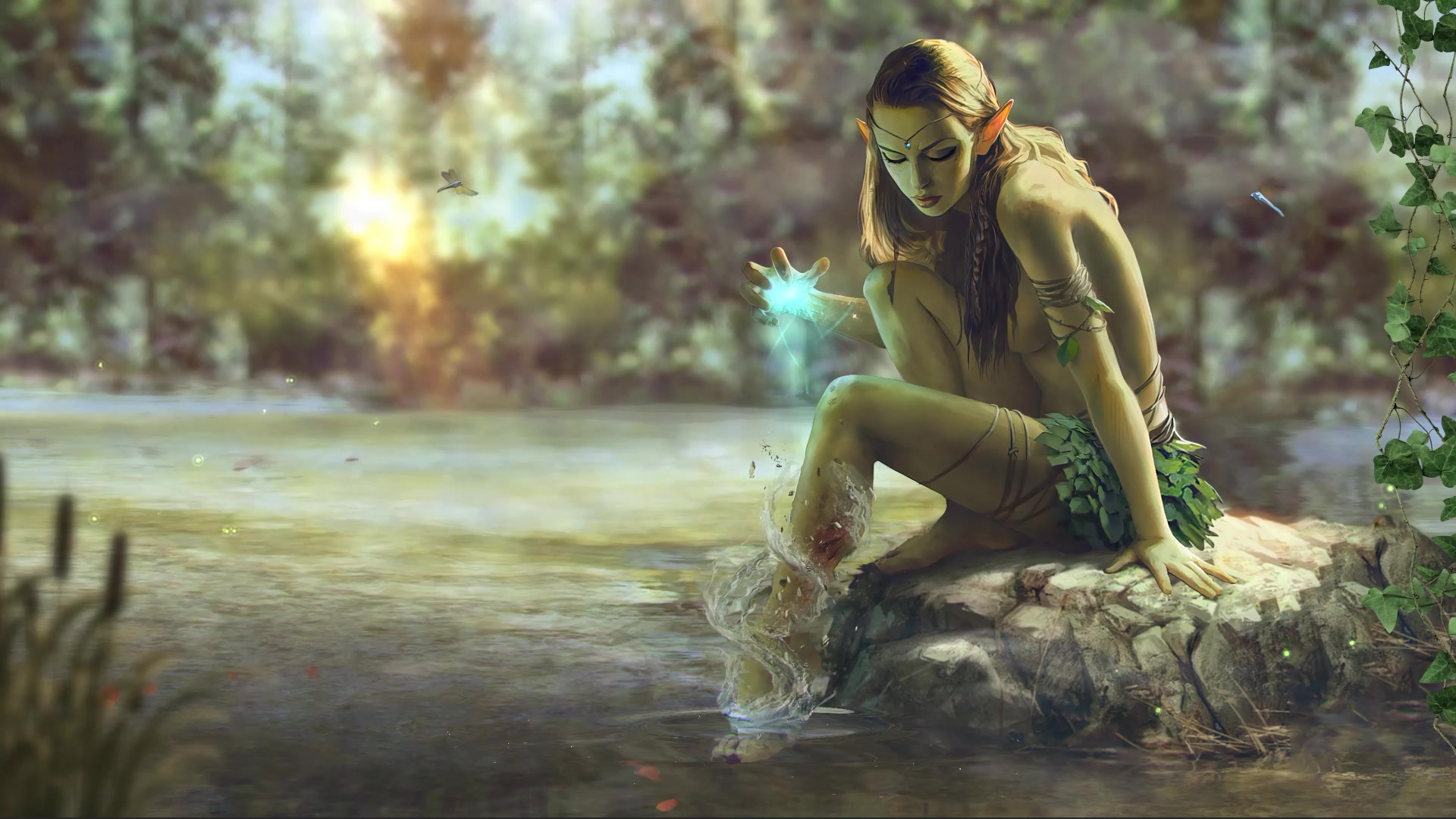 Mistress of the River Live Wallpaper
