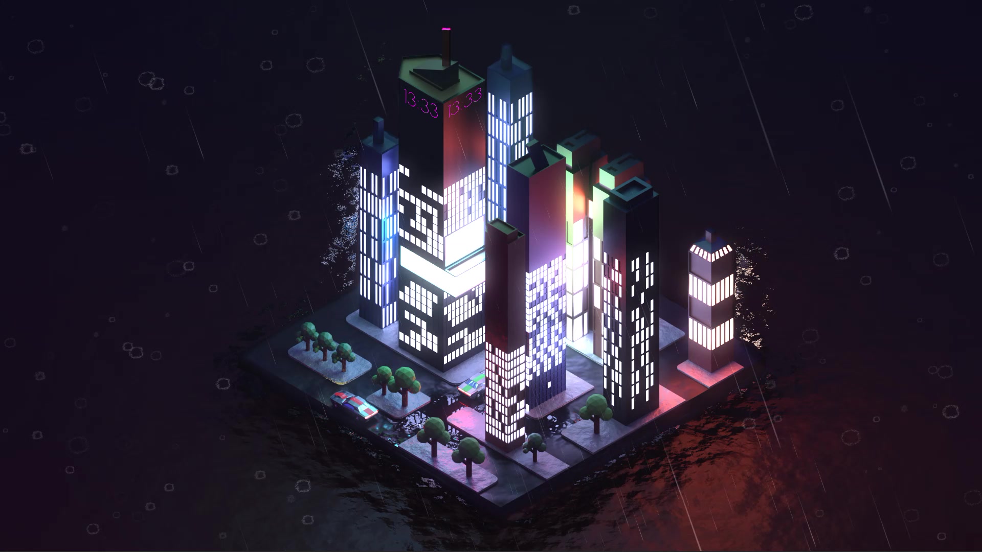 Floating City Live Wallpaper