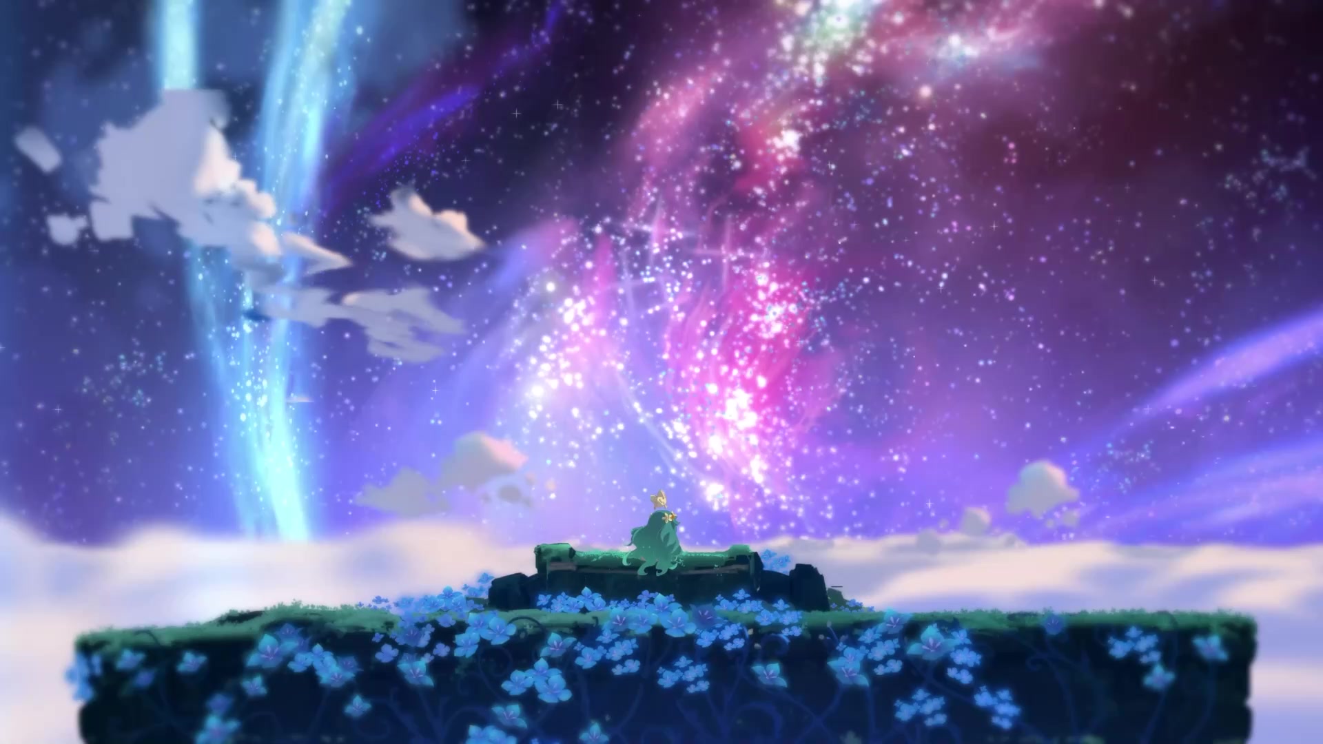 Glimmer in Mirror Live Wallpaper