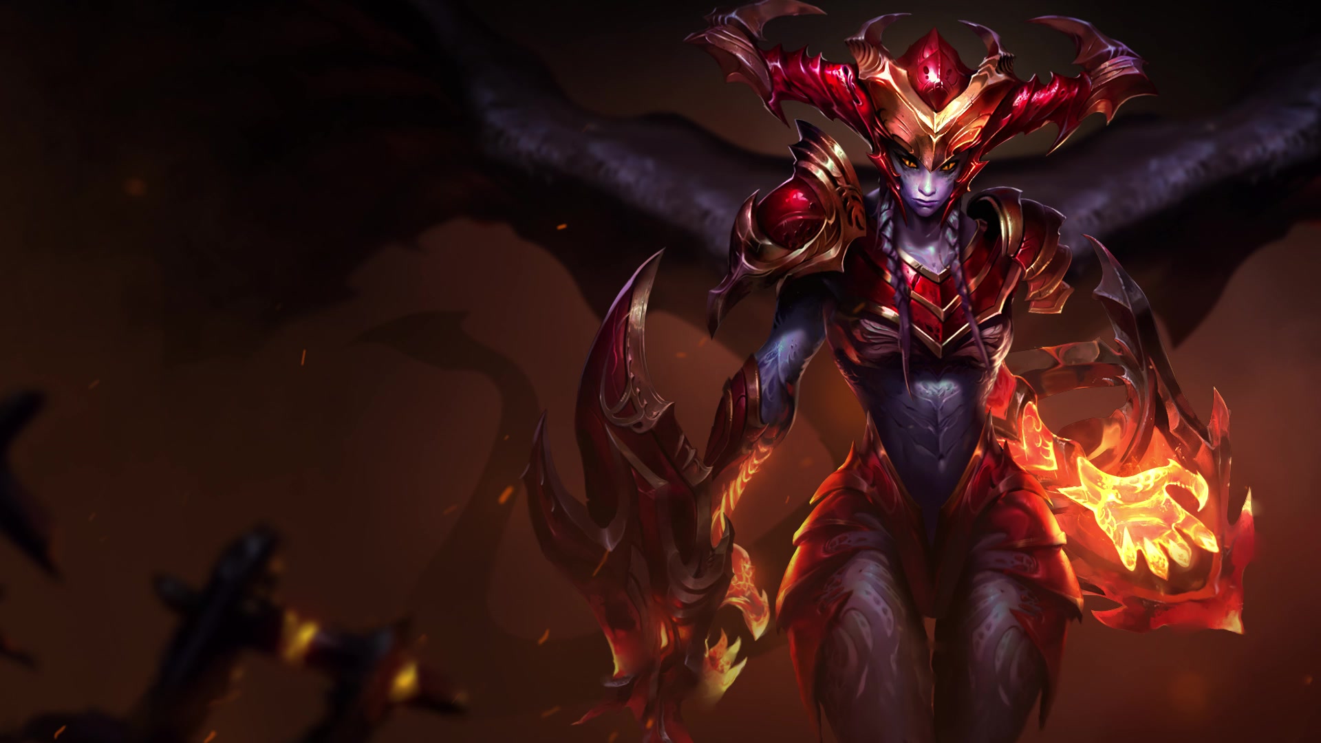 Shyvana LoL Moving Live Wallpaper