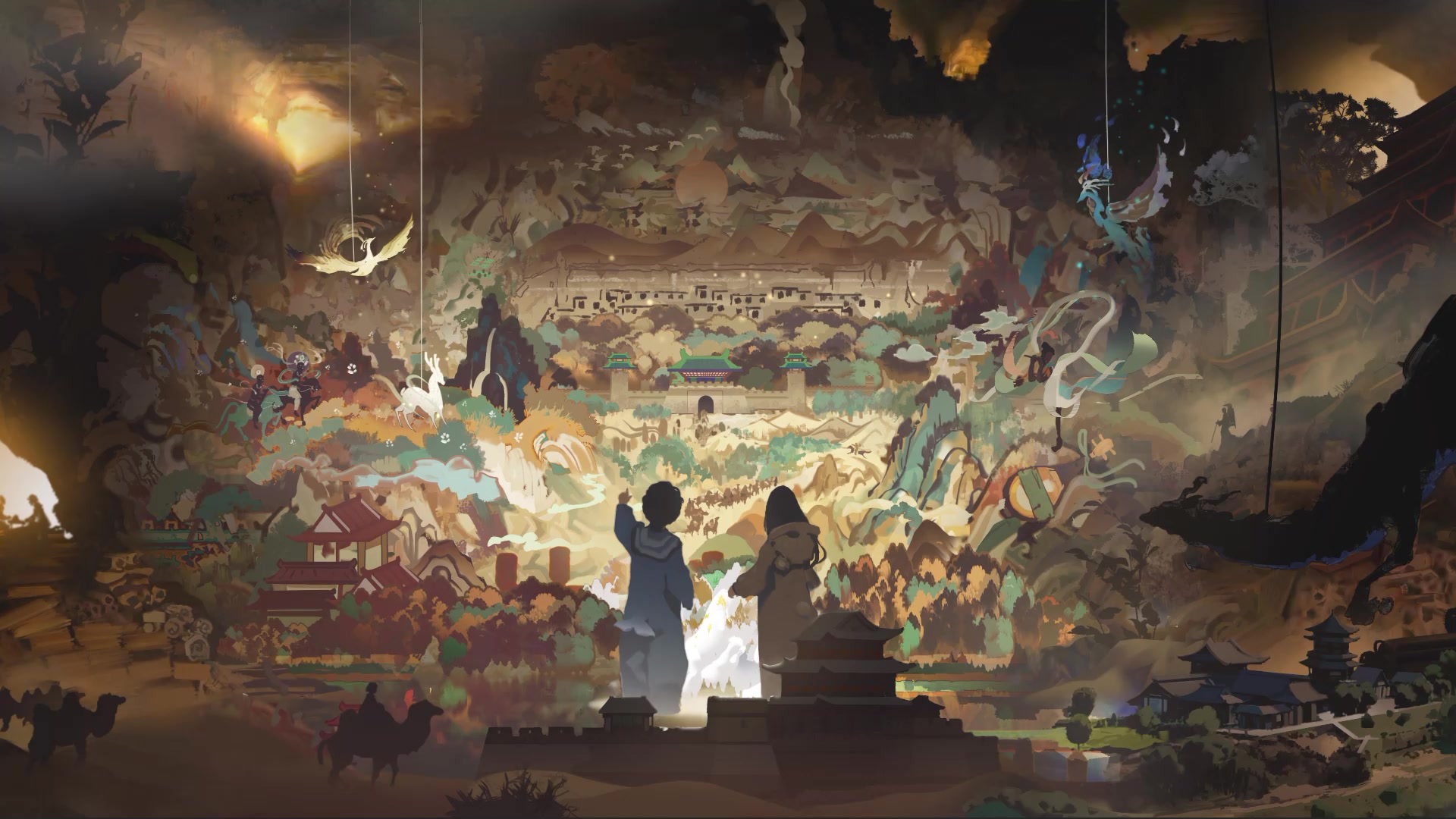 Dunhuang Wonderful Night Live Wallpaper