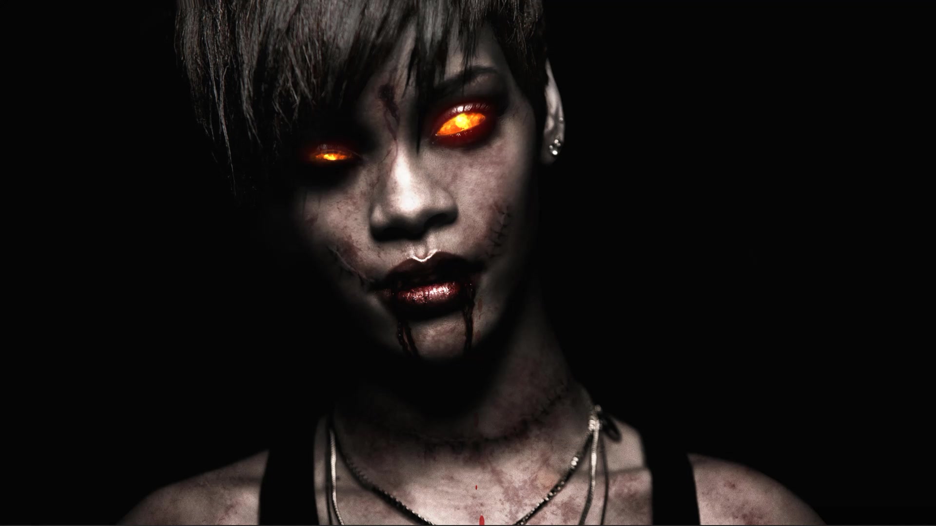 Rihanna Zombie Live Wallpaper