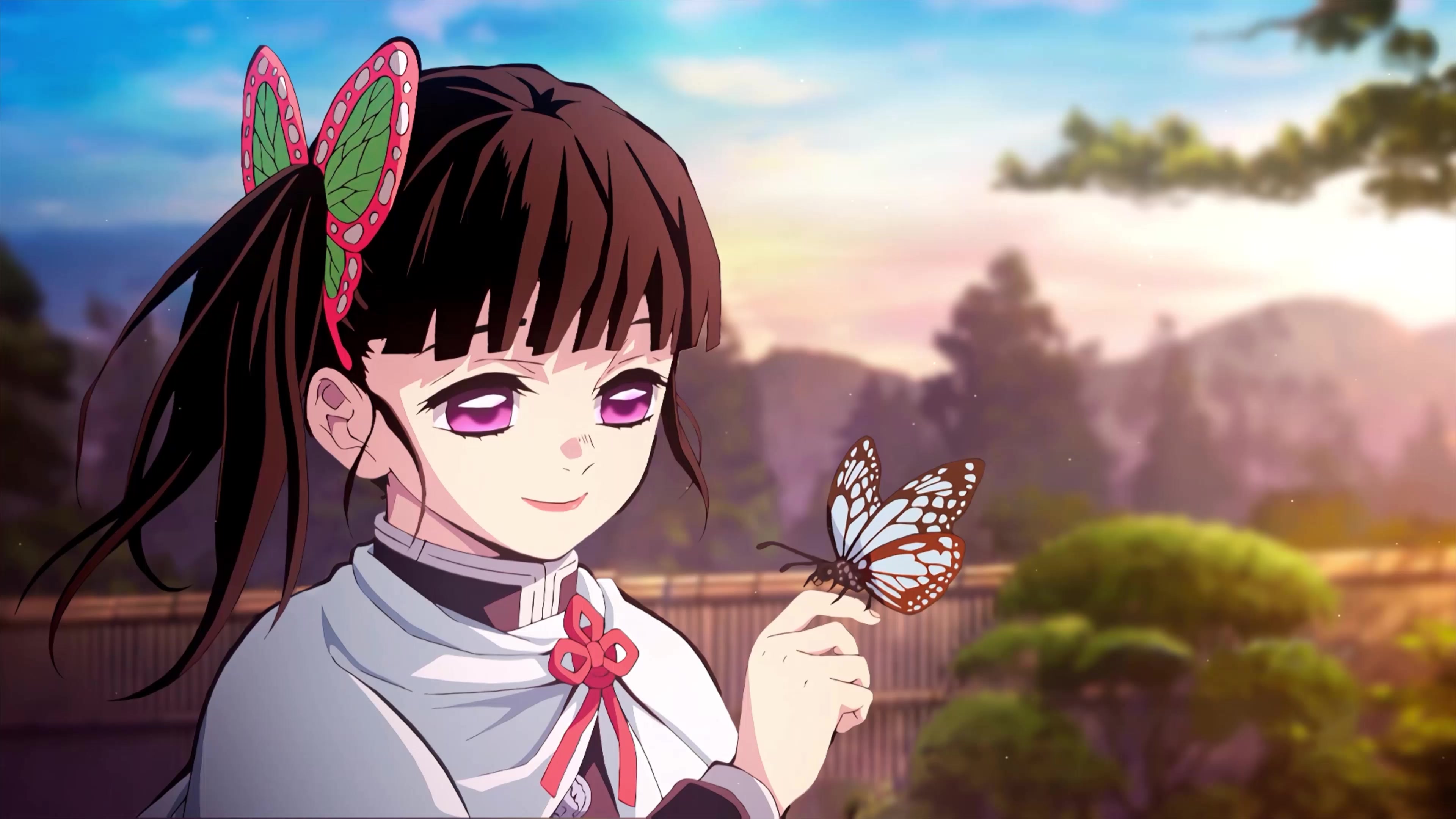 Kanao Tsuyuri Butterfly Kimetsu No Yaiba Live Wallpaper