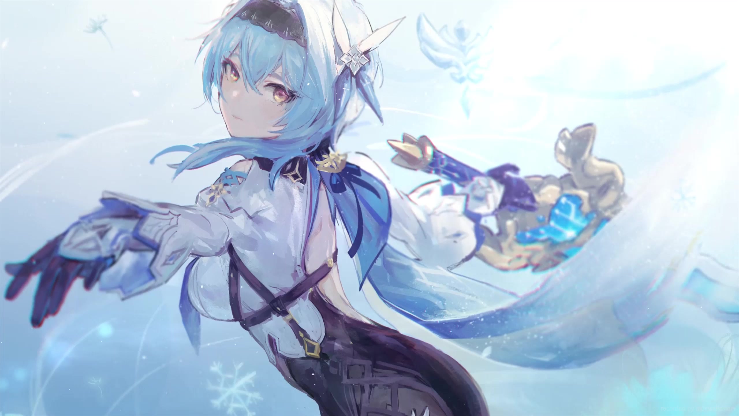 Eula Glacial Illumination Song Of Broken Pines Genshin Impact Live Wallpaper